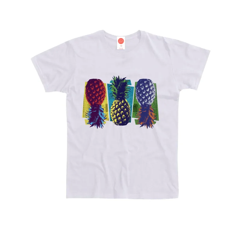 Basic Tee Pop Art Pineapple