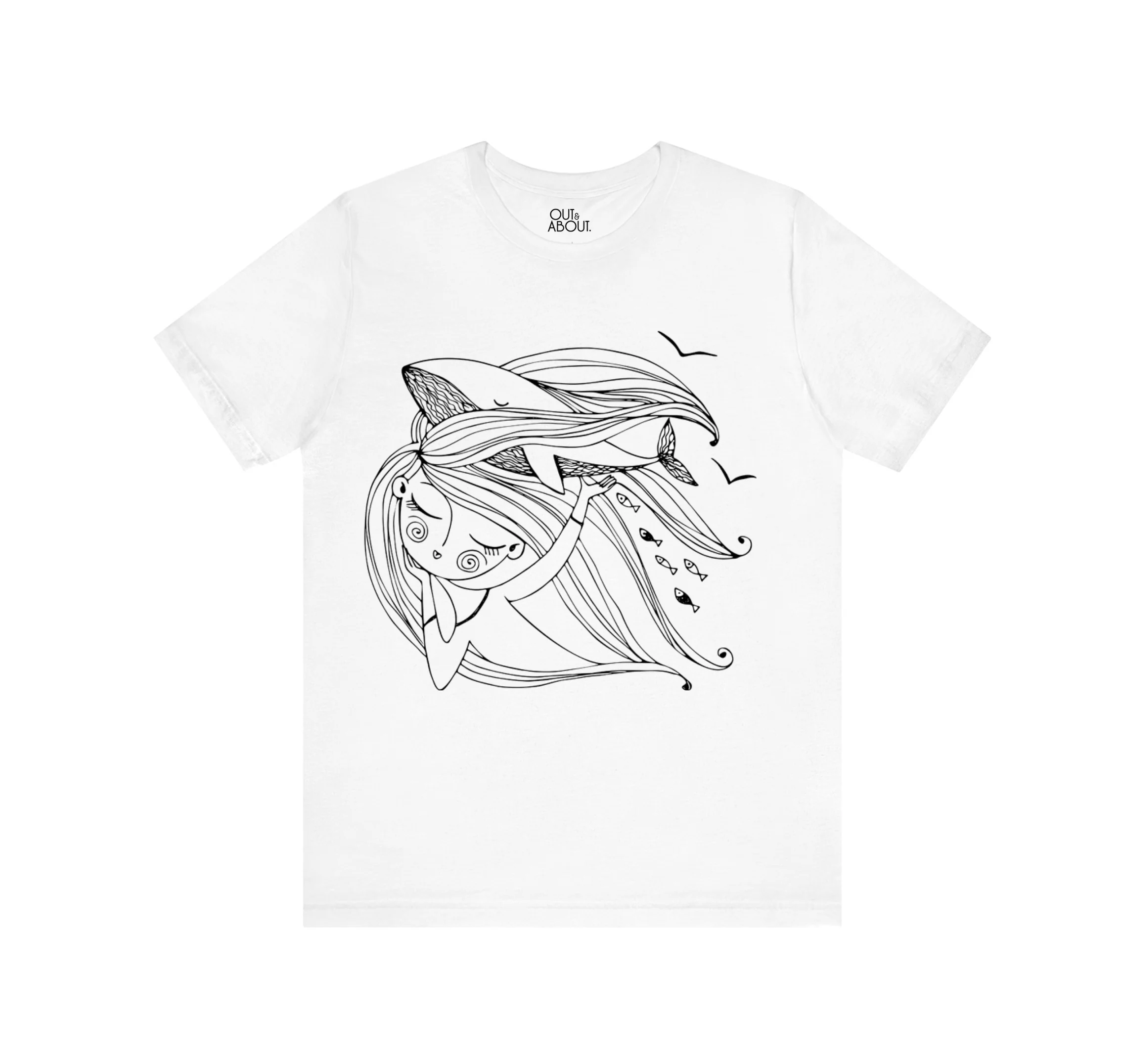 בייסיק טי ילדת ים