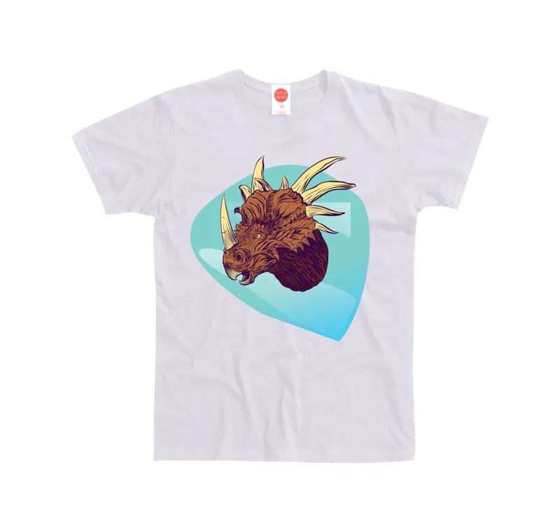 Basic T-shirt Dinosaur Triceratops