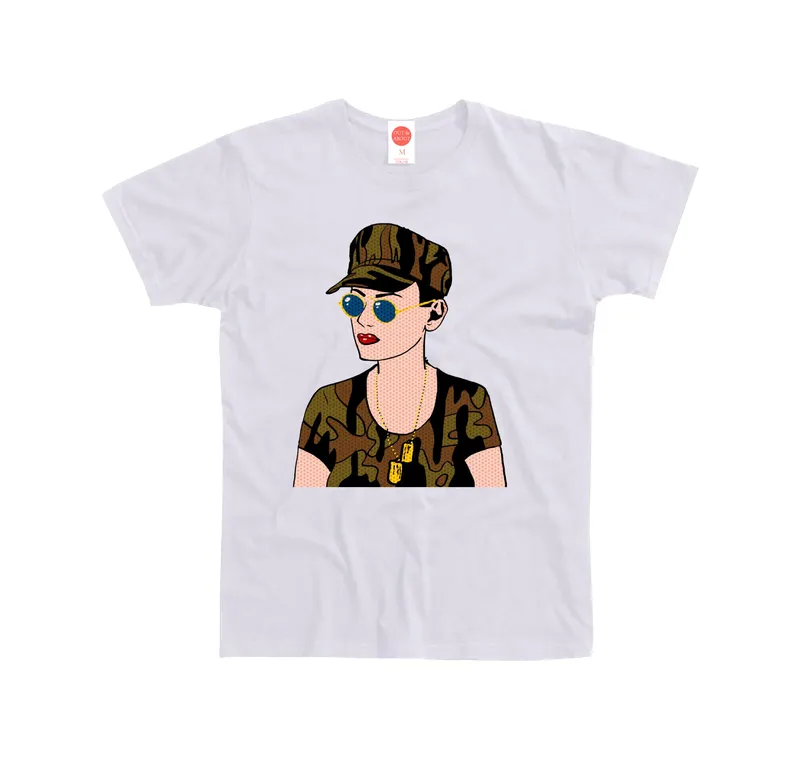 Basic T-shirt pop art Soldier