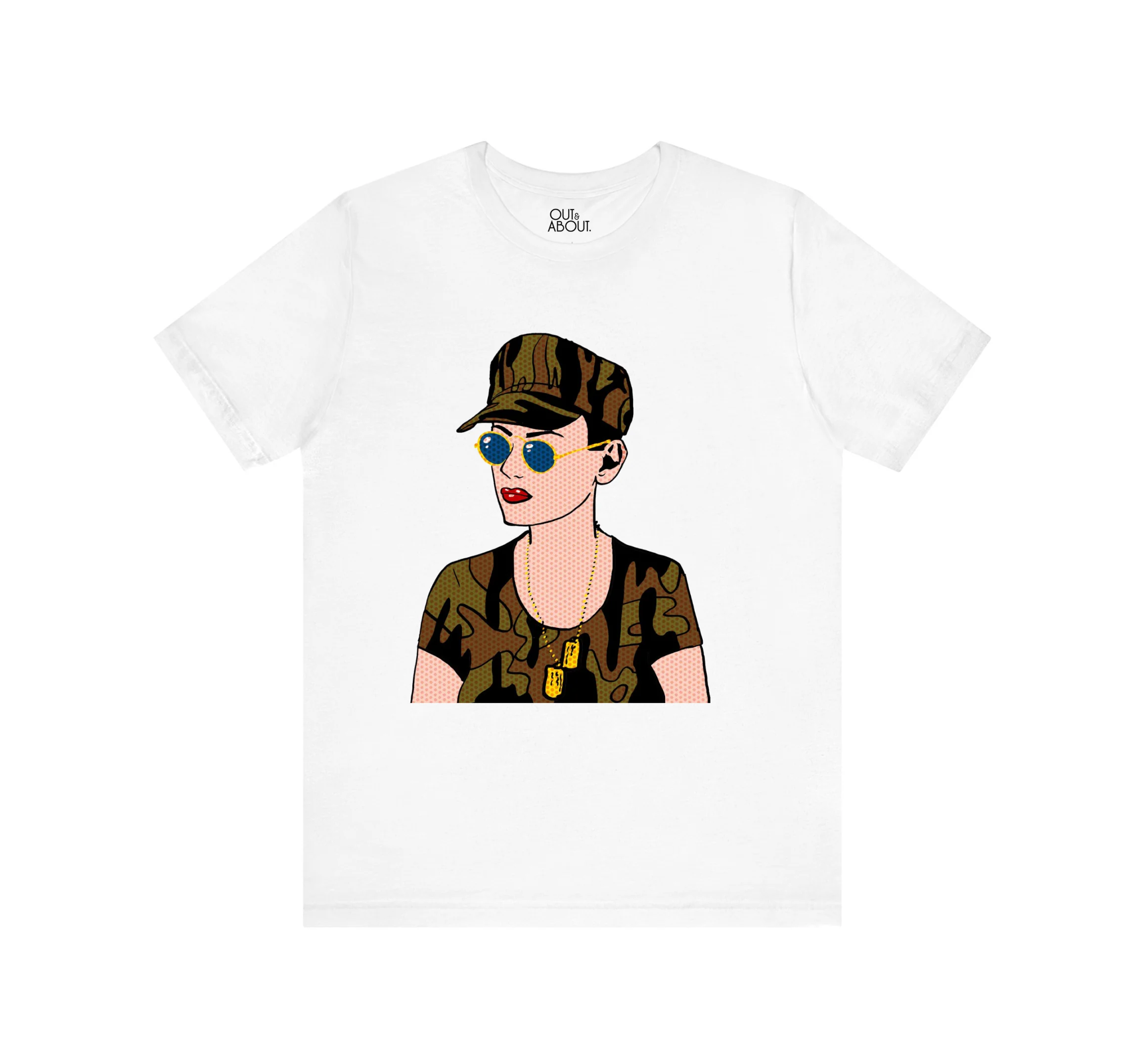 בייסיק טי pop art Soldier בייסיק טי pop art Soldier