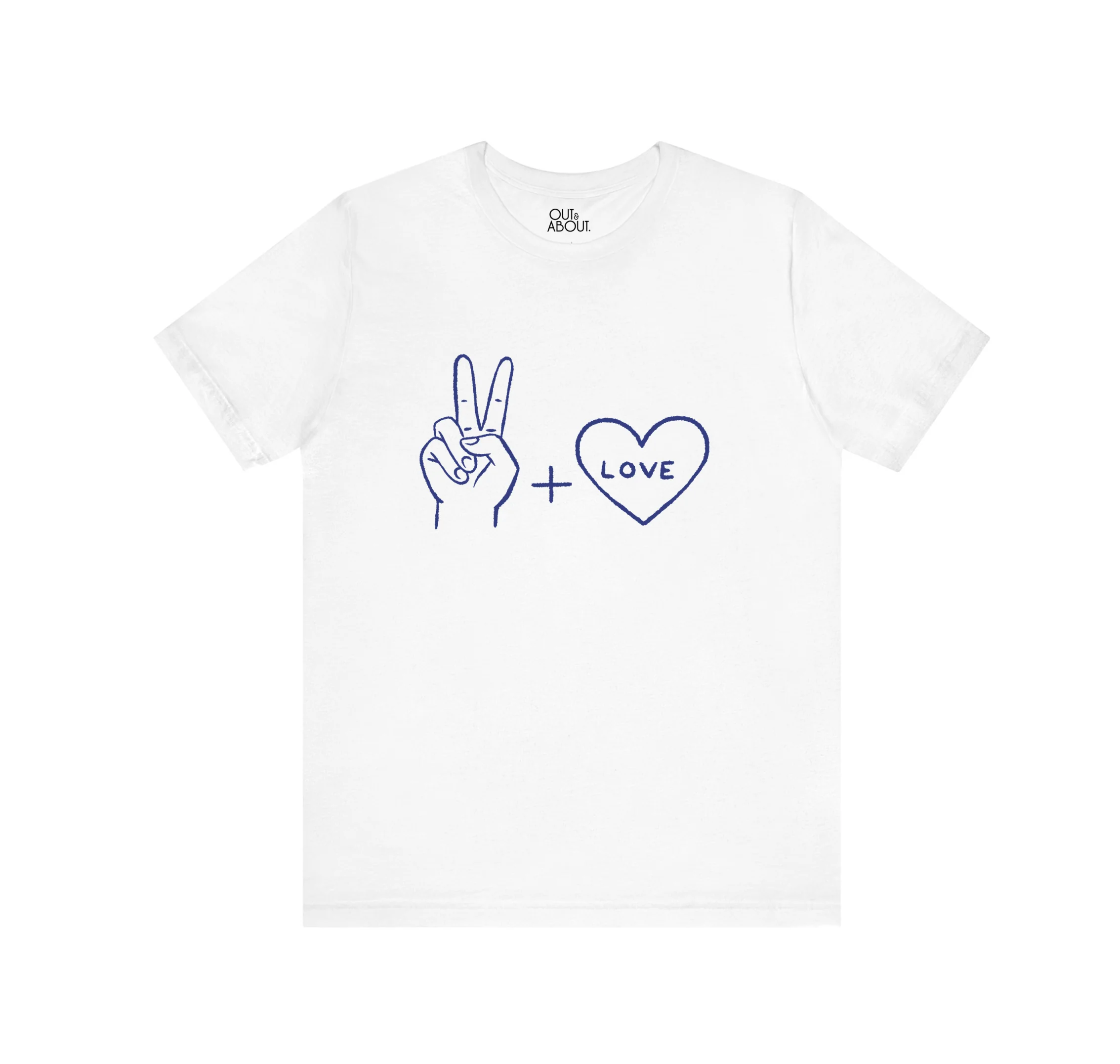 חולצה פיס אנד לאב חולצה פיס אנד לאב