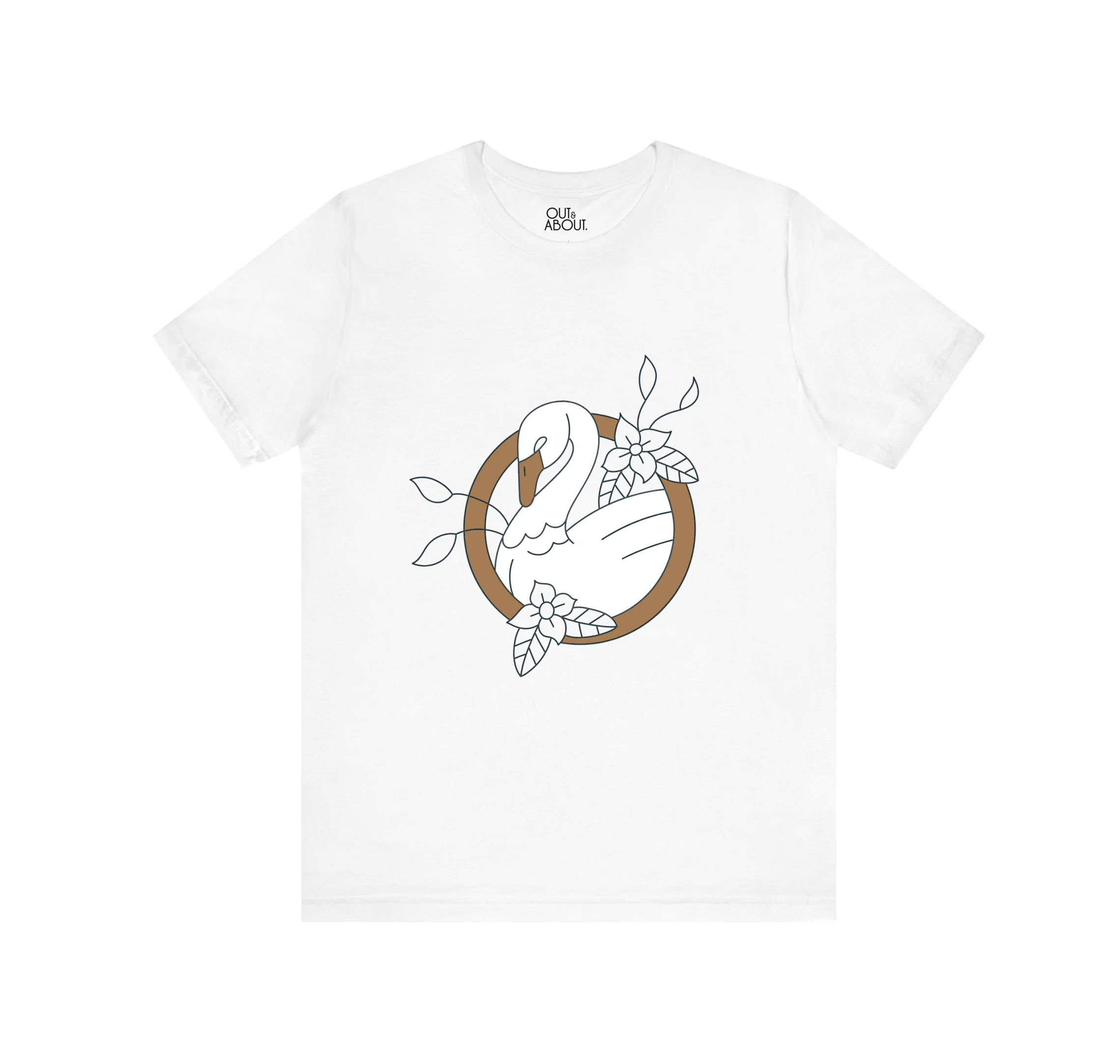 בייסיק טי swan tattoo 1