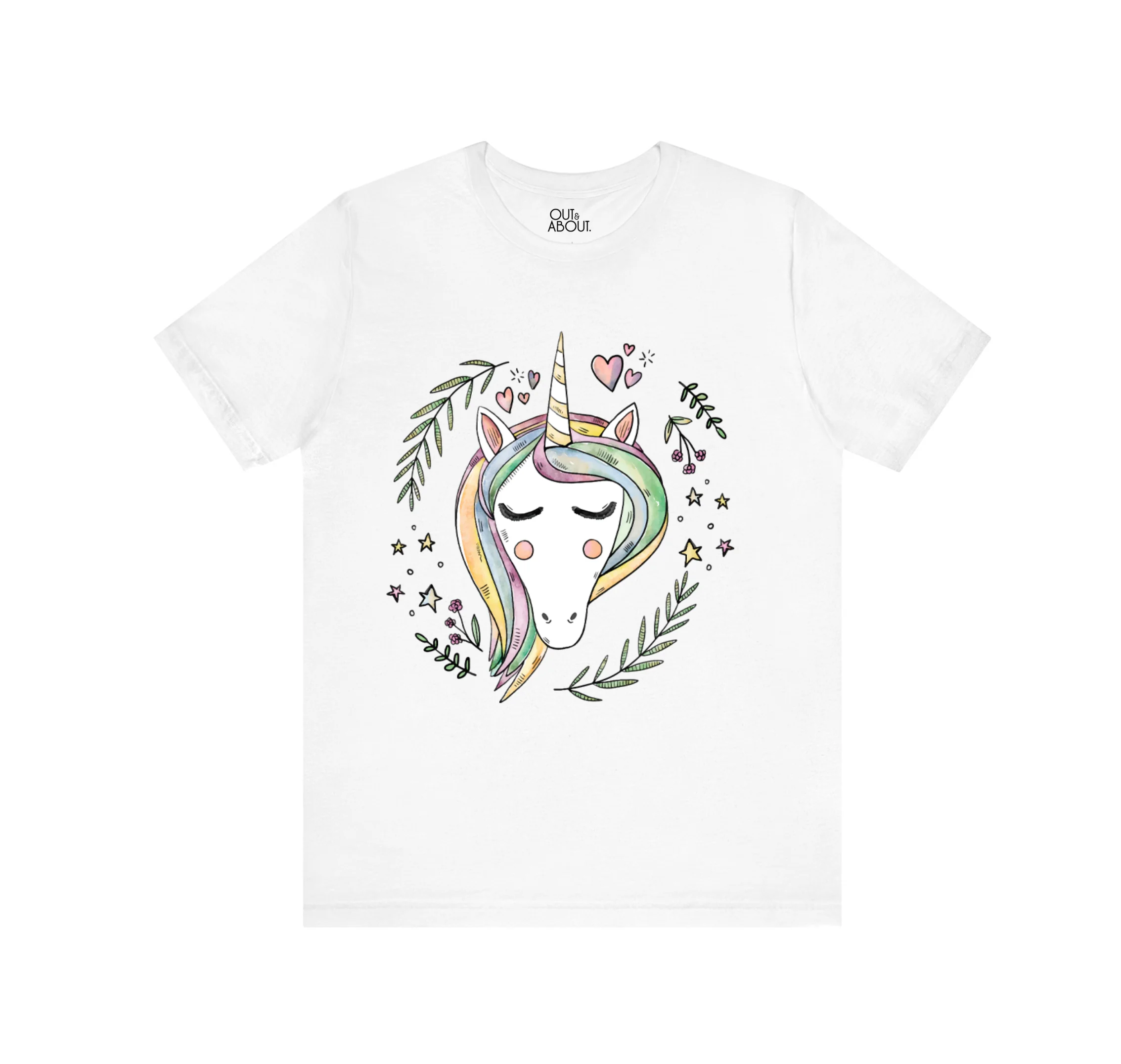 בייסיק טי חד קרן עלים