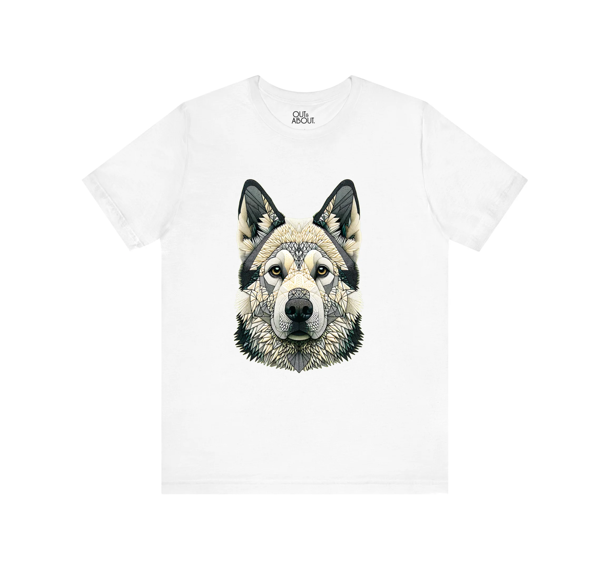 בייסיק טי Triangulated dog 3