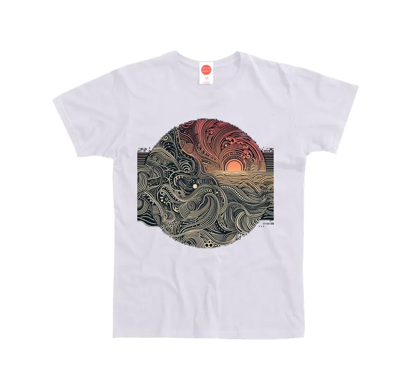 Basic T-shirt sunset 3