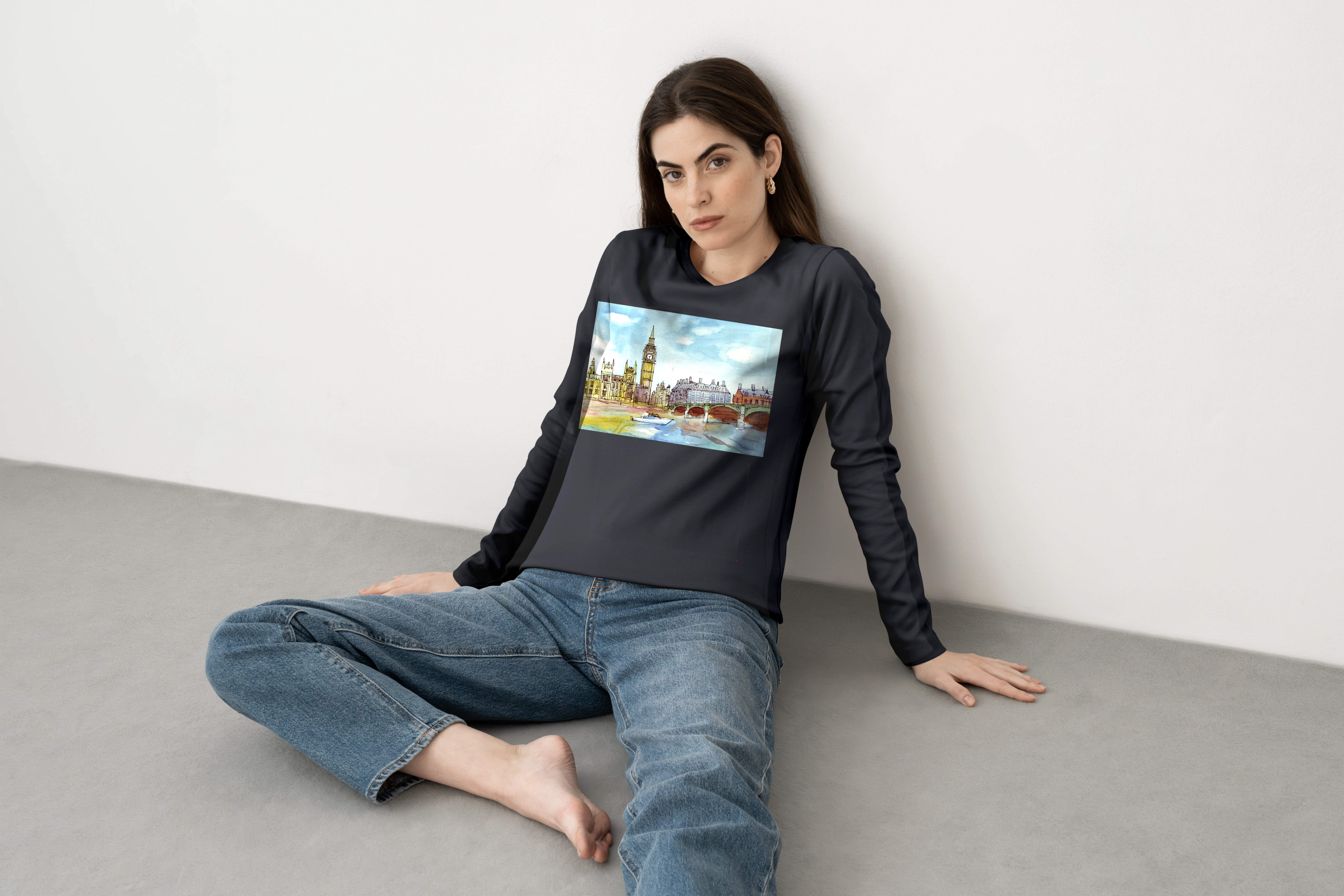 חולצה ארוכה london view