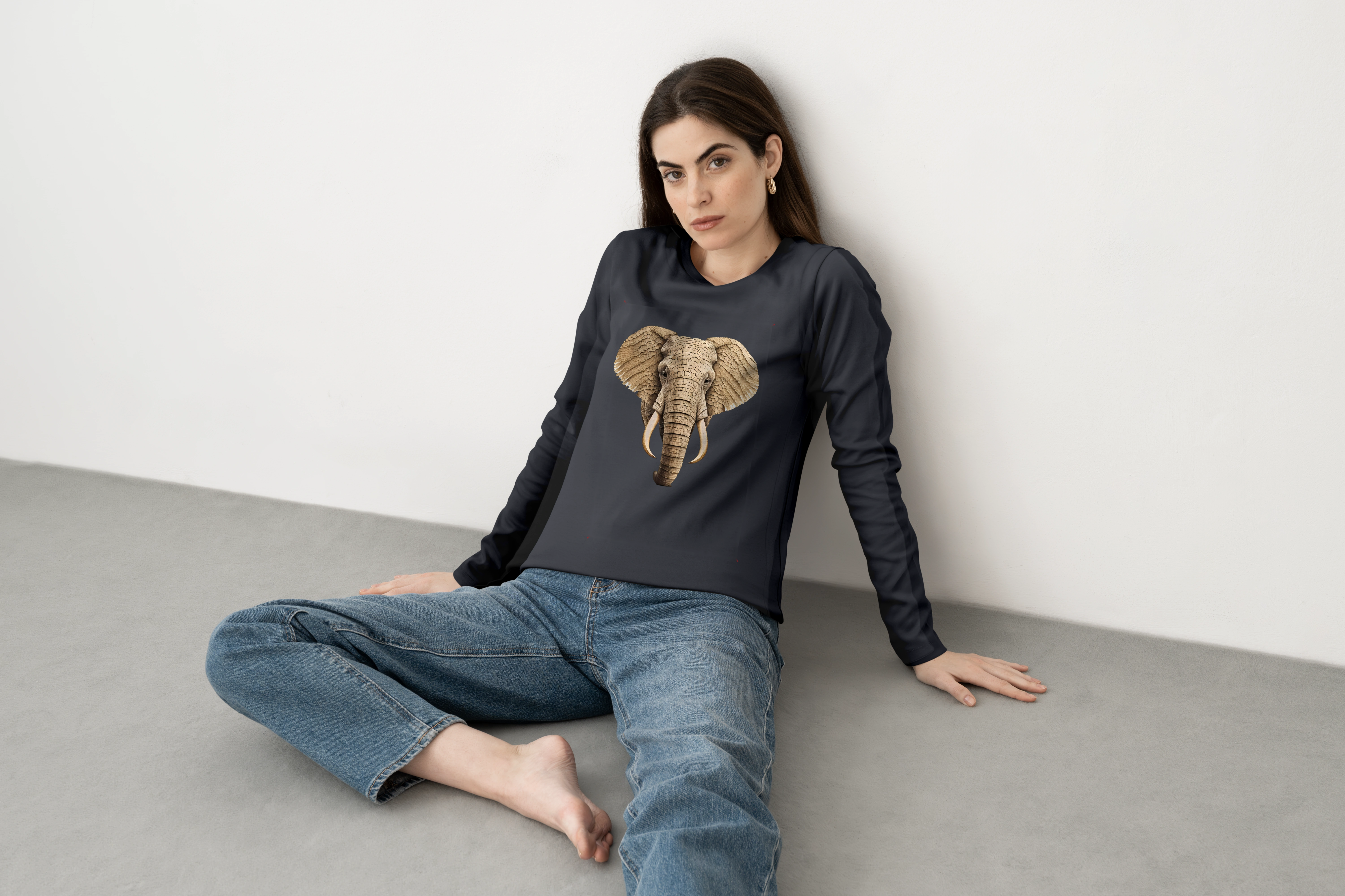חולצה ארוכה elephant
