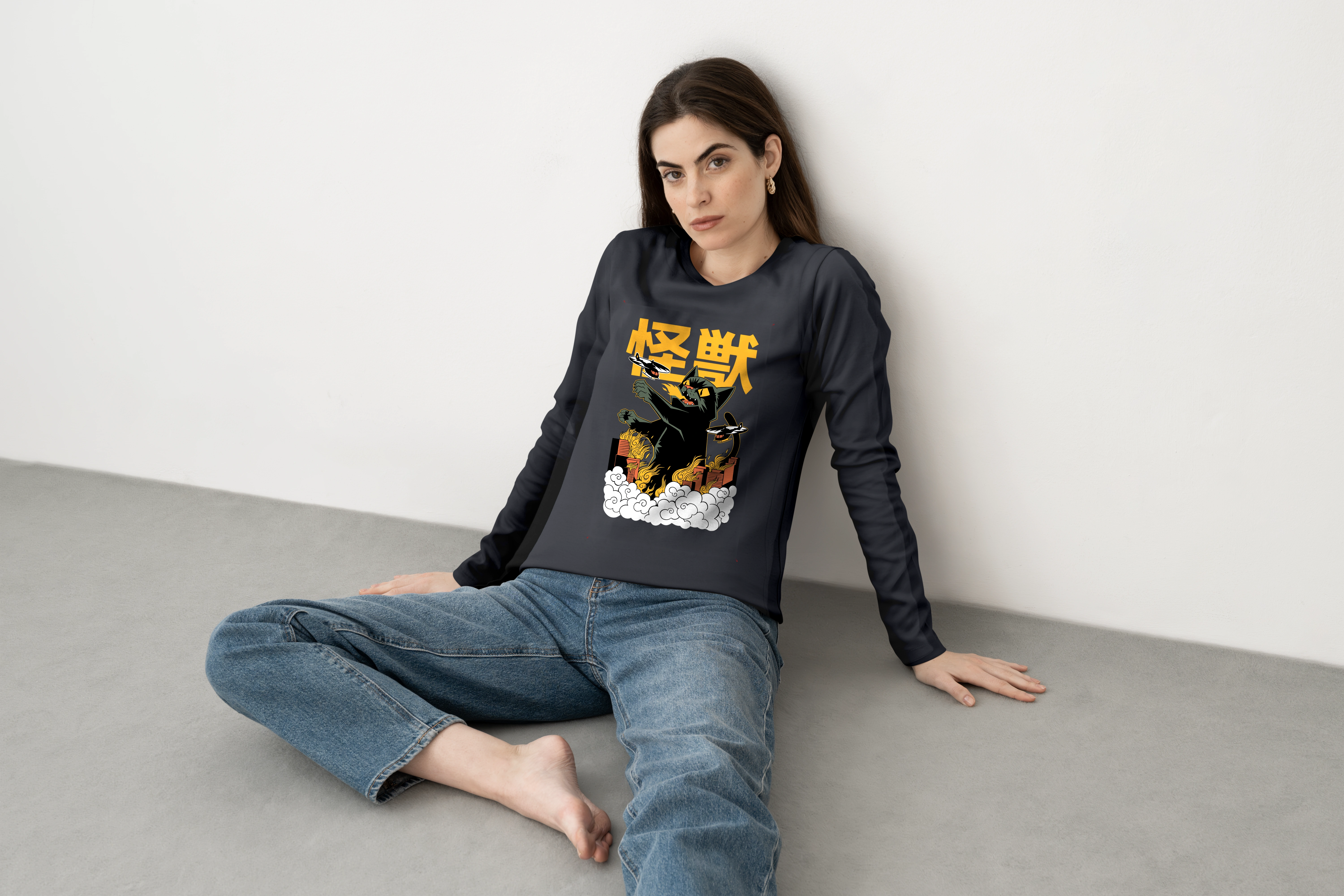 תצוגה חלופית של חולצה ארוכה מלחמת חתולים