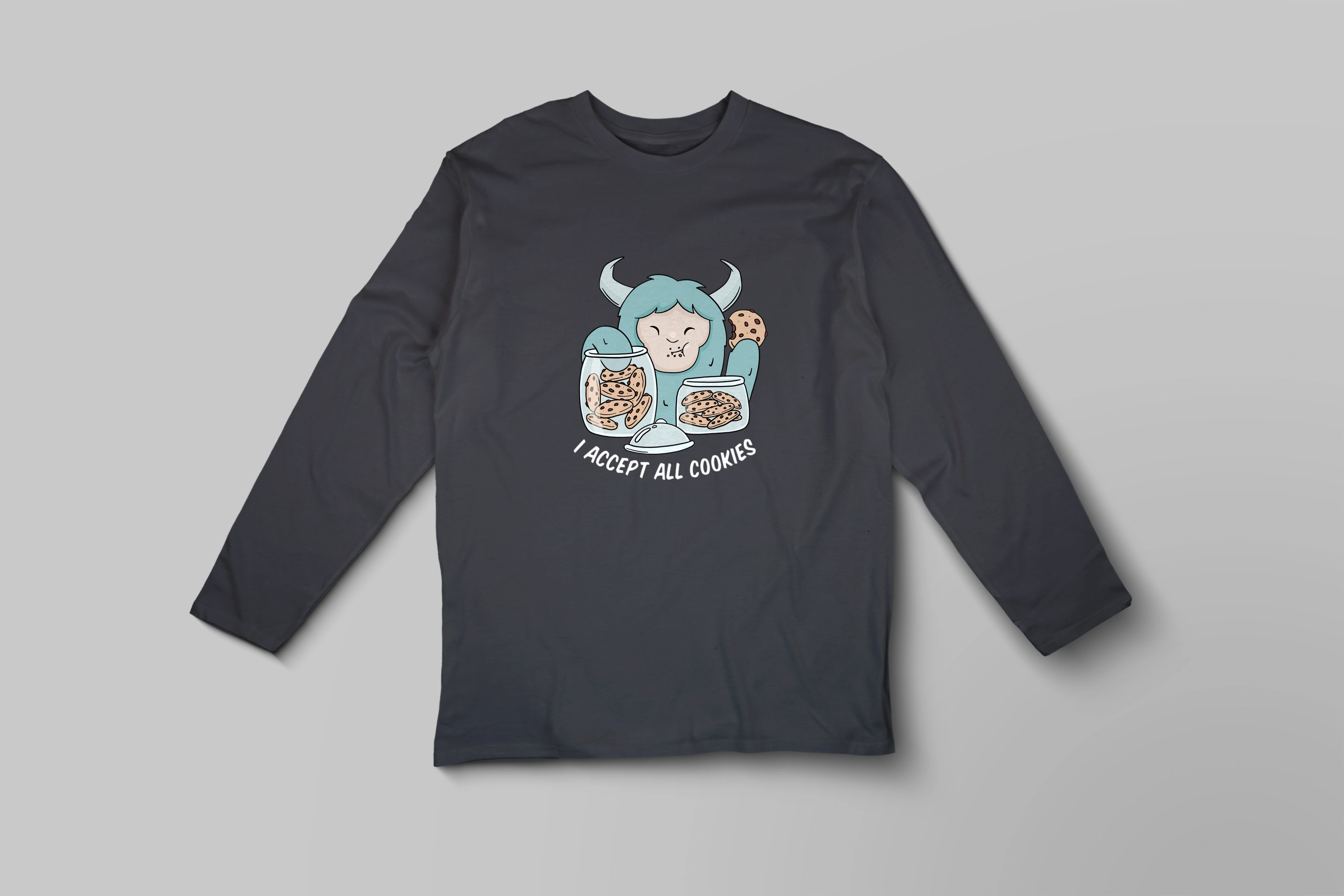 חולצה ארוכה כל סוגי העוגיות