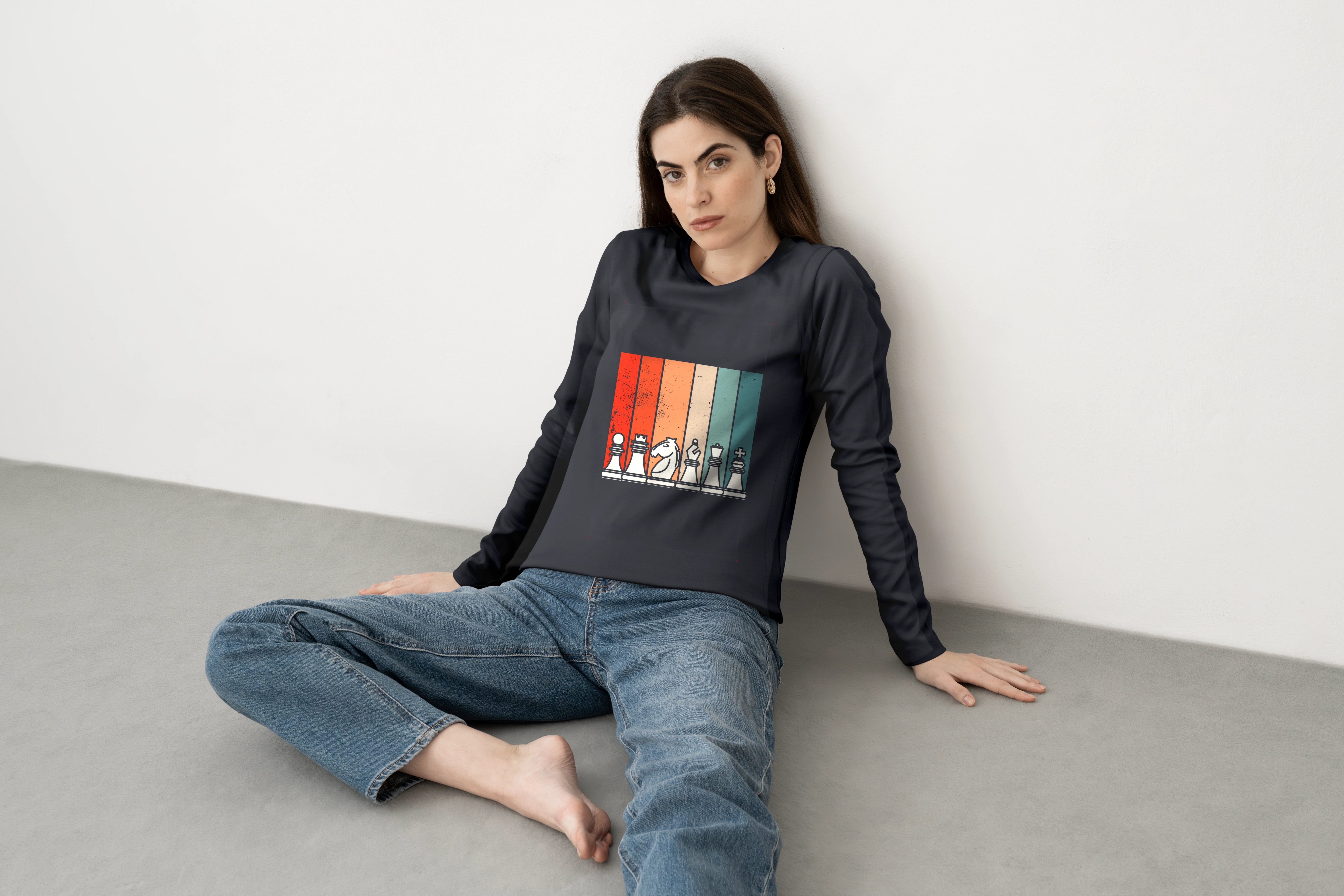 חולצה ארוכה כלי שח מט