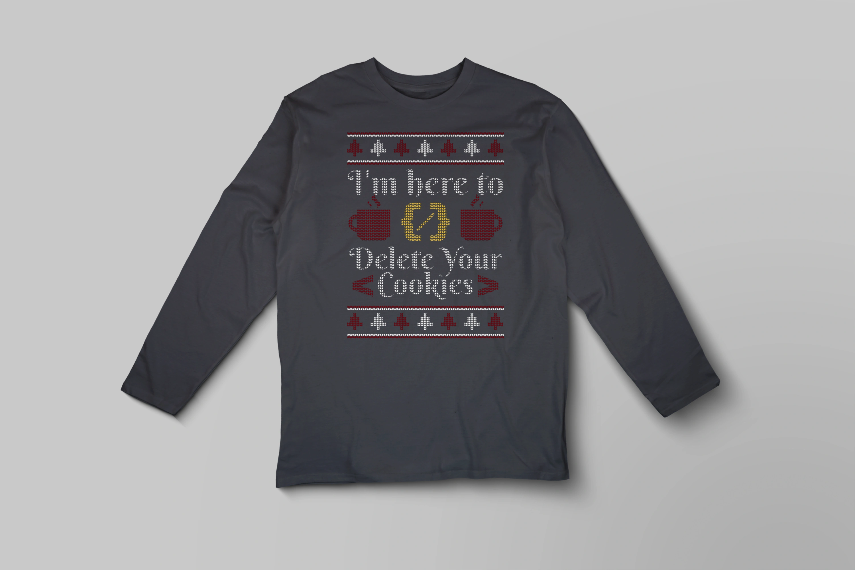 חולצה ארוכה מוחק עוגיות