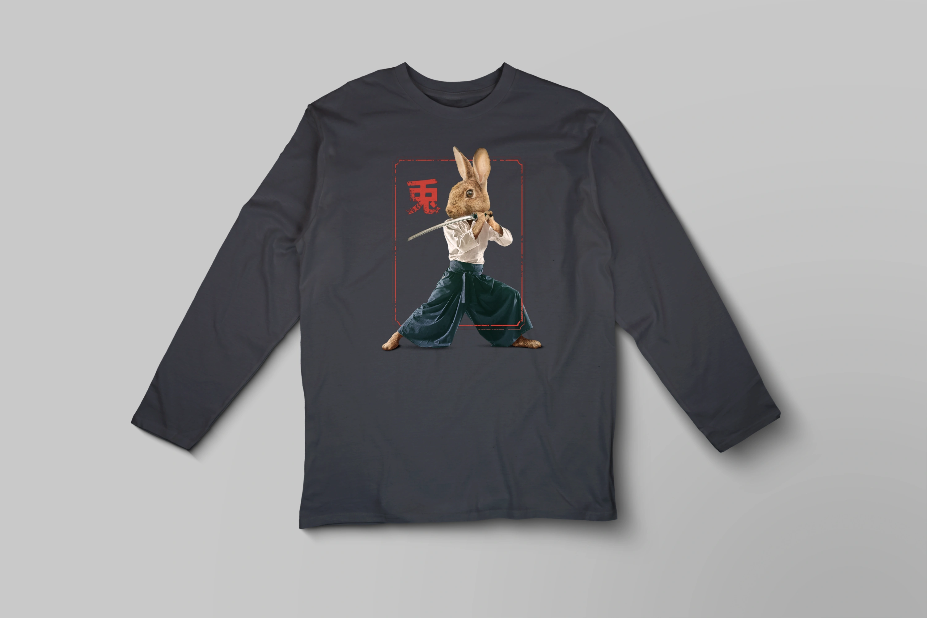 תצוגה חלופית של חולצה ארוכה Ninja Rabitt