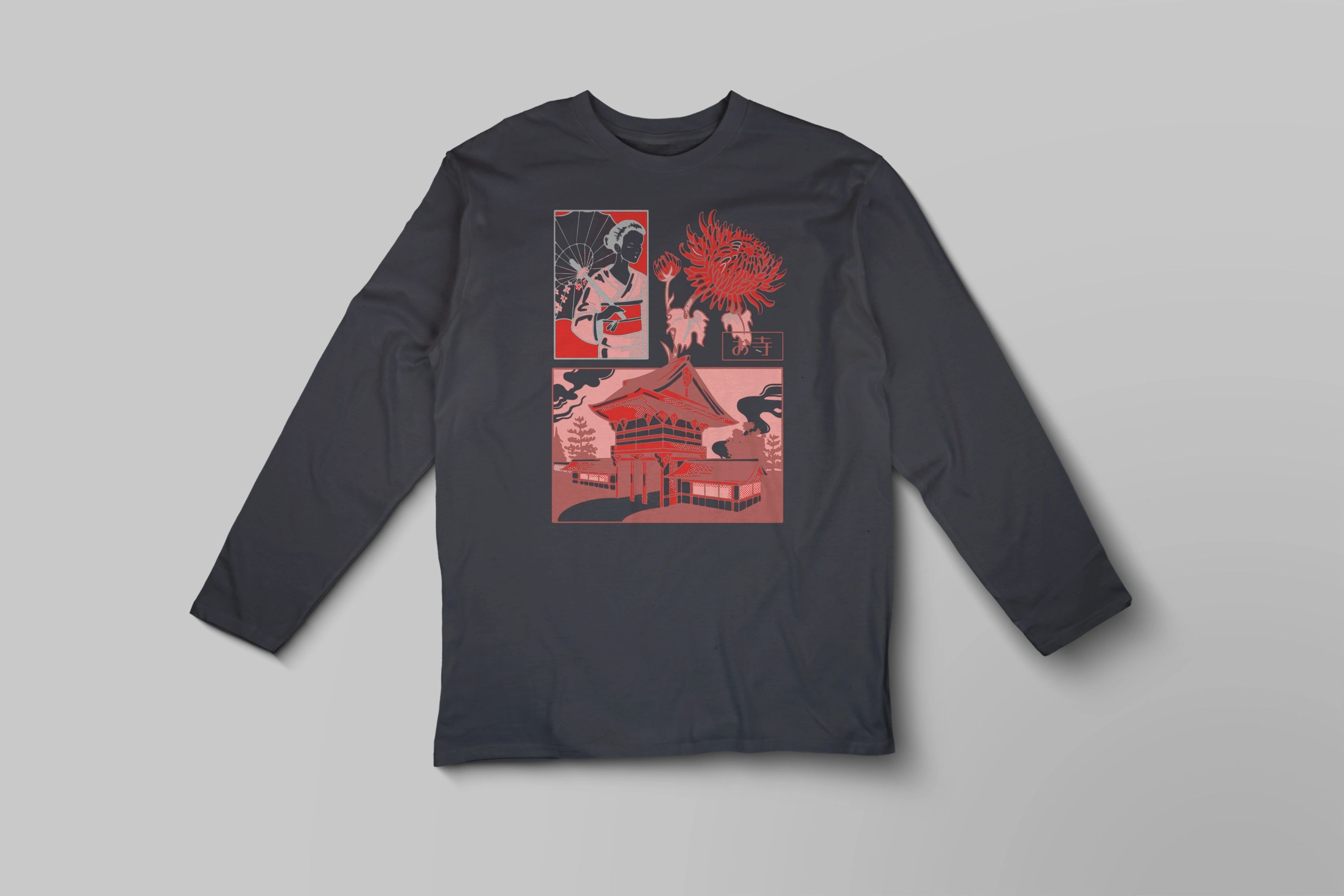 חולצה ארוכה ביקור במקדש