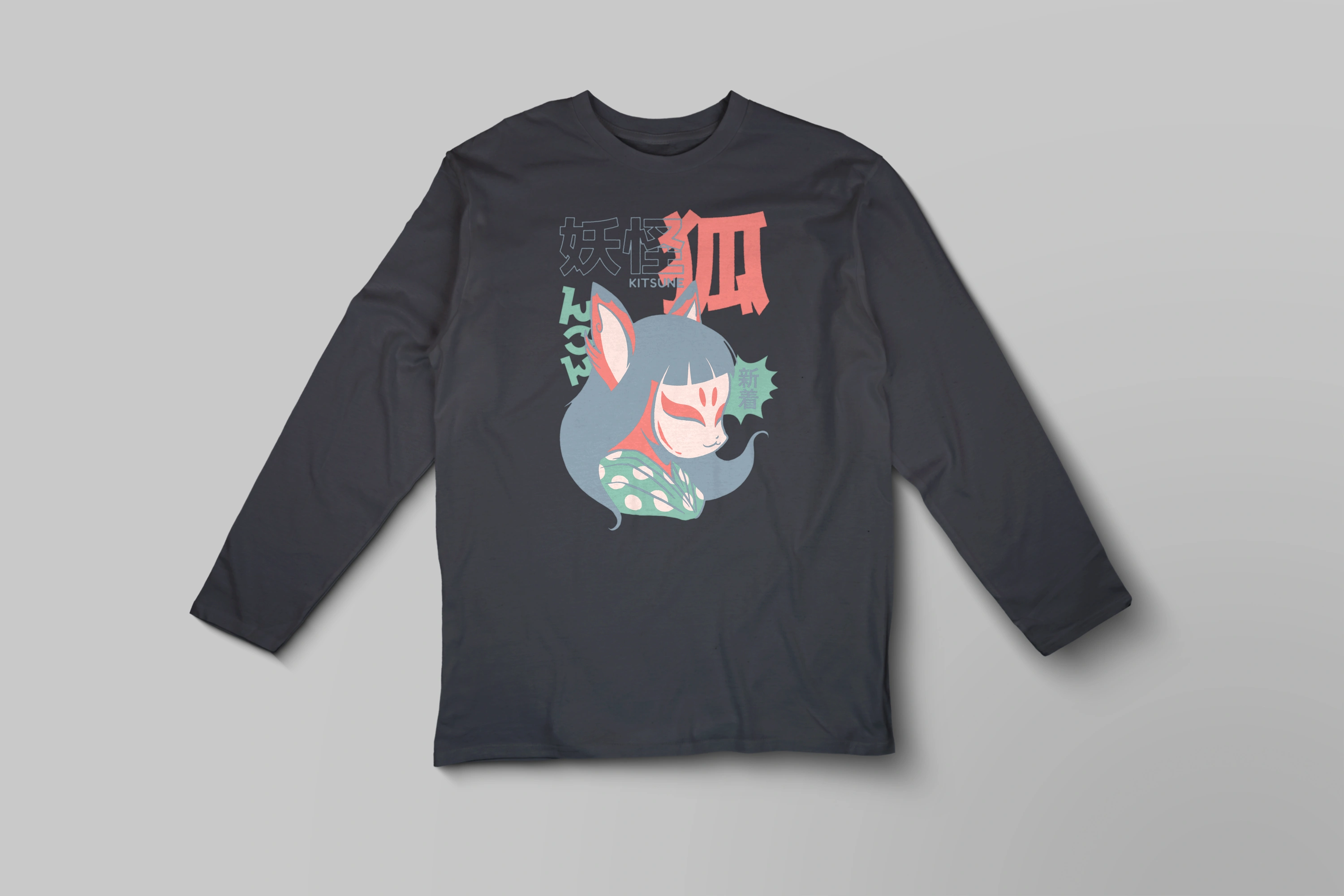 חולצה ארוכה Kitsune