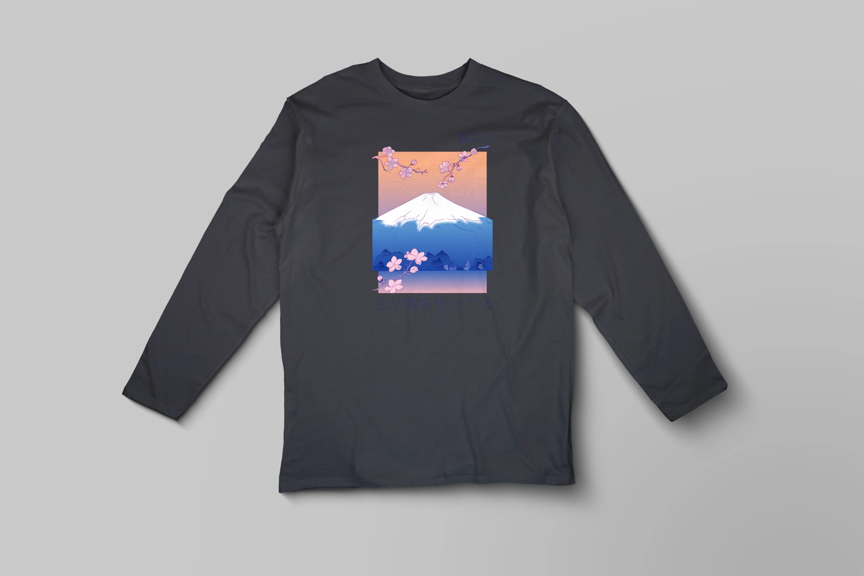 חולצה ארוכה הר יפני