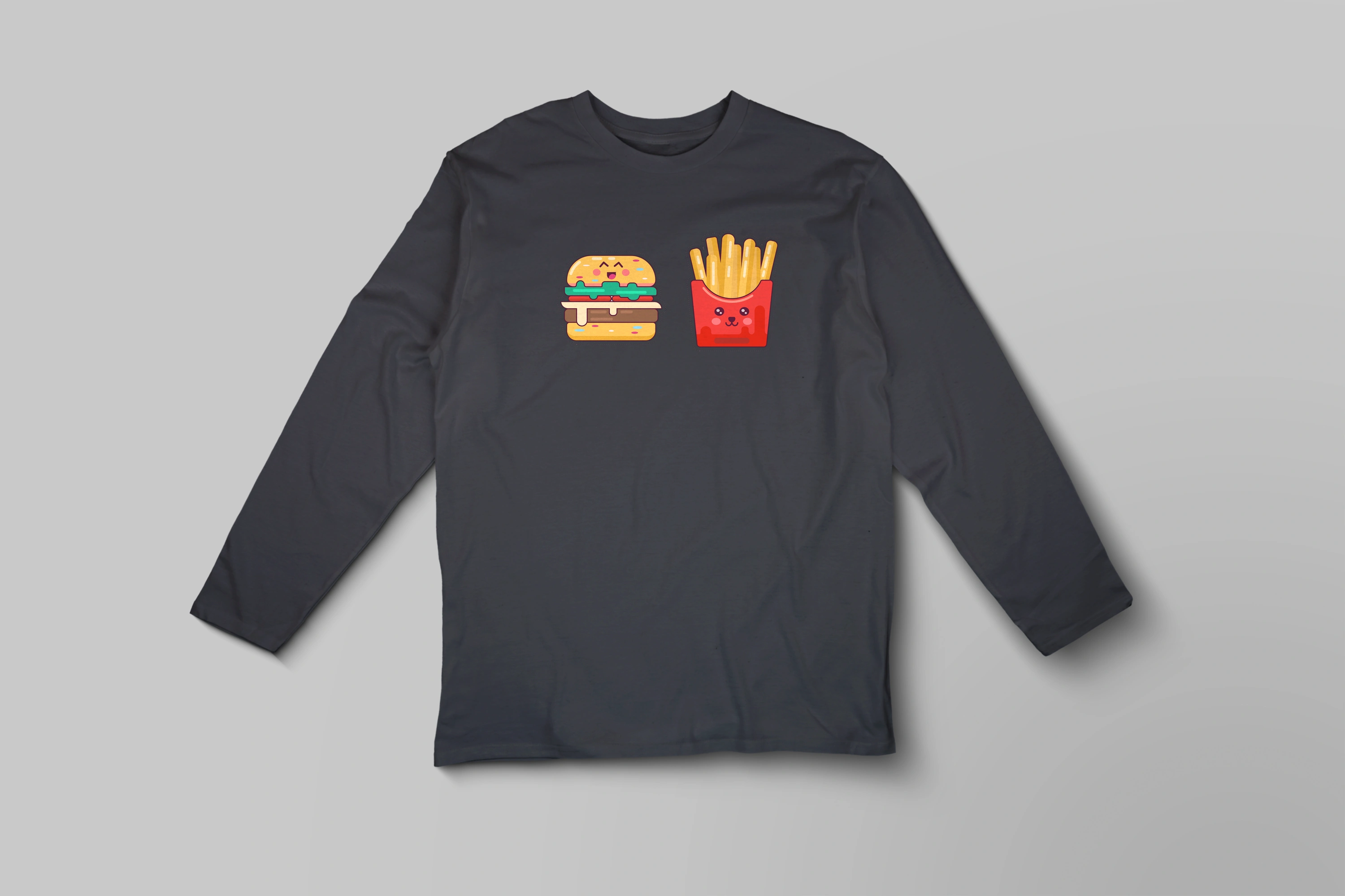 חולצה ארוכה kawaii fast food