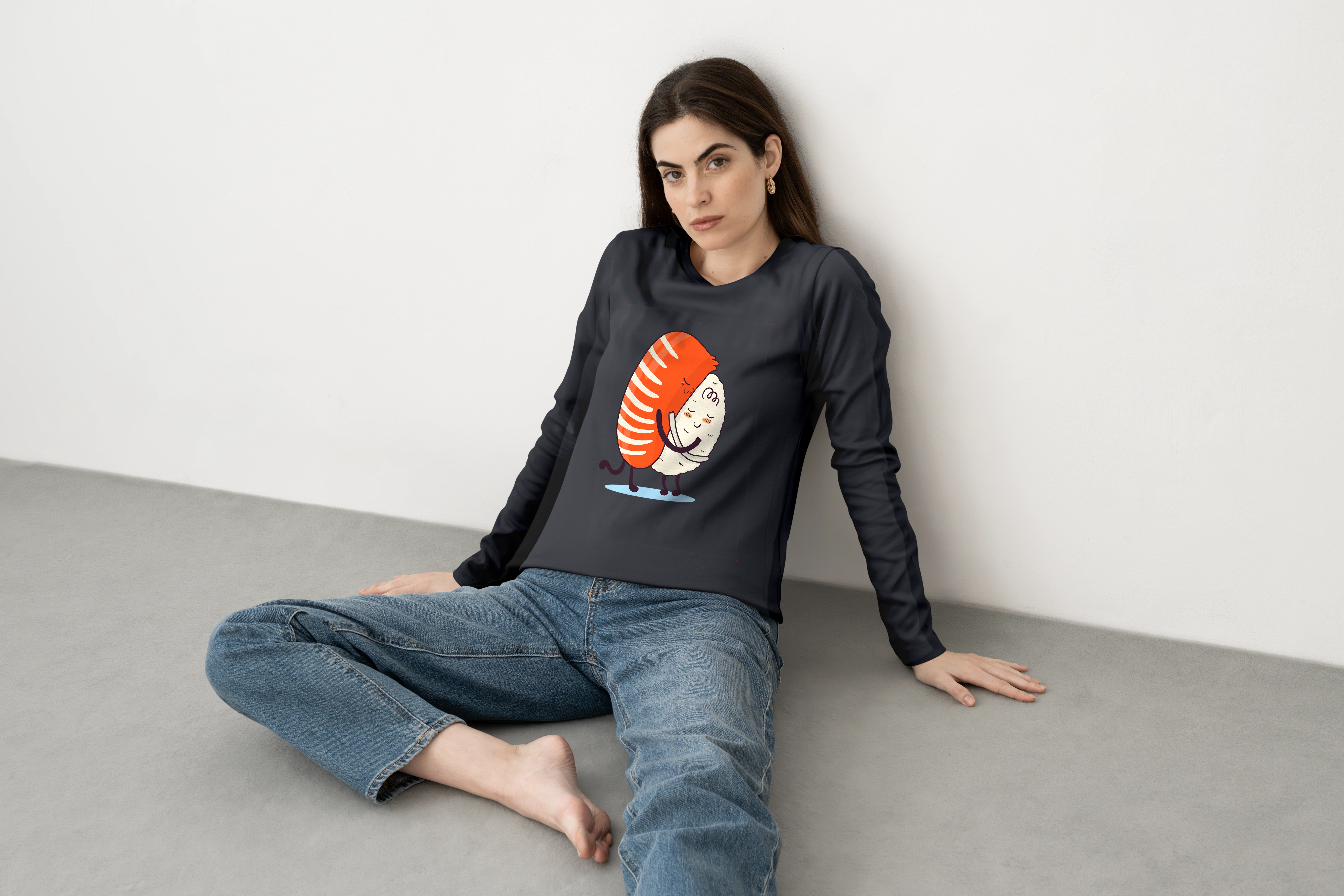 חולצה ארוכה חיבוק סושי