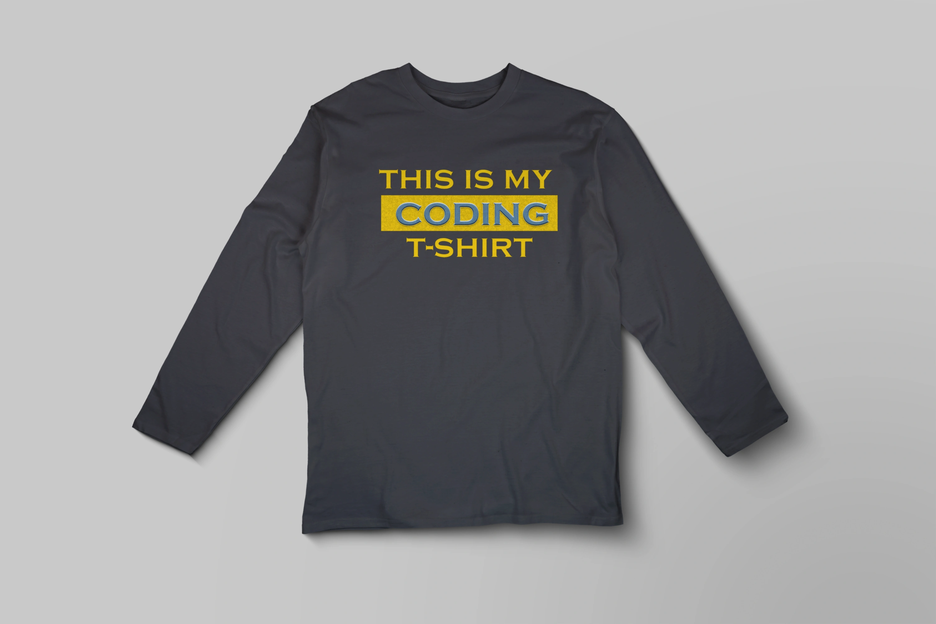 חולצה ארוכה חולצת התכנות שלי