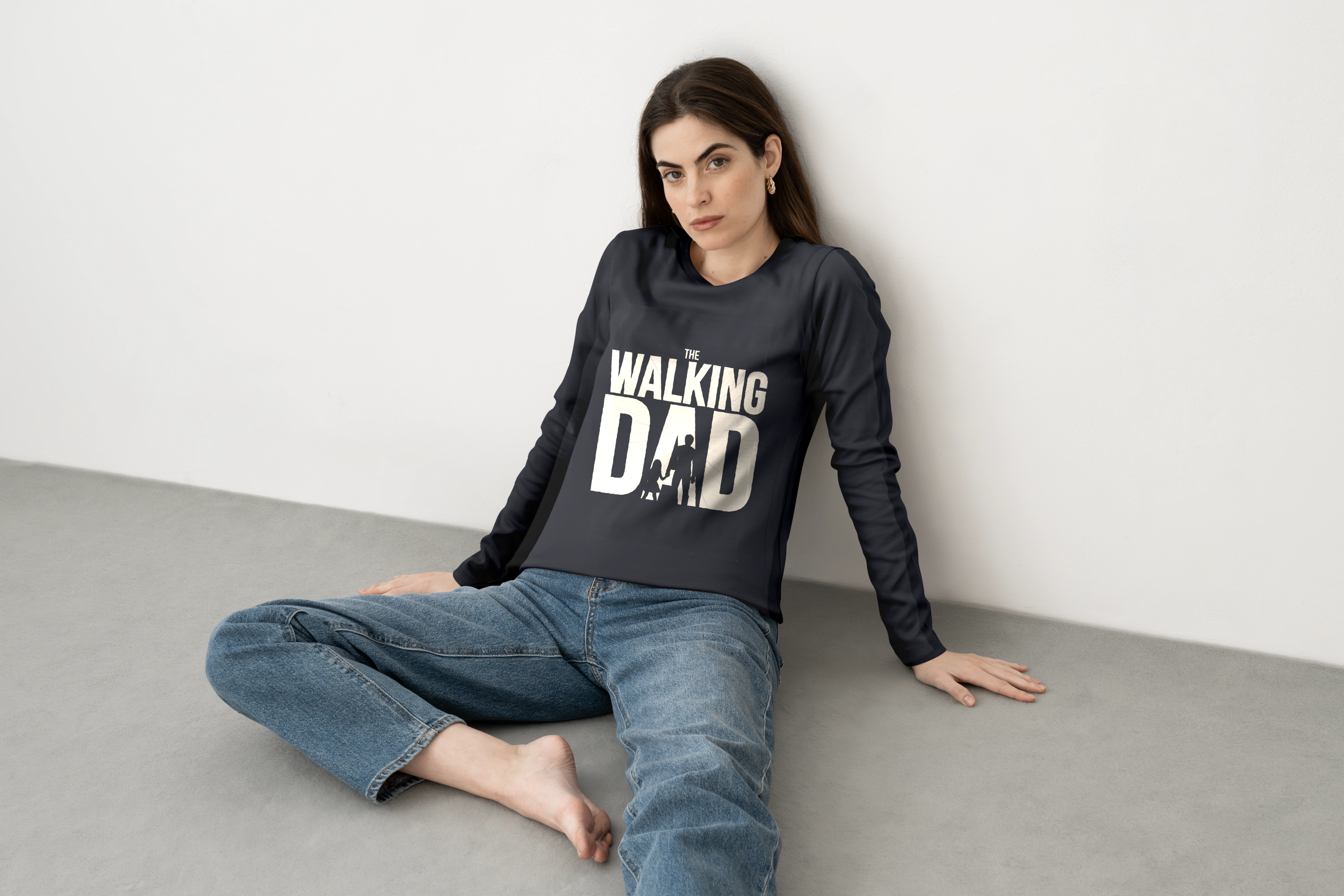 חולצה ארוכה walking dad