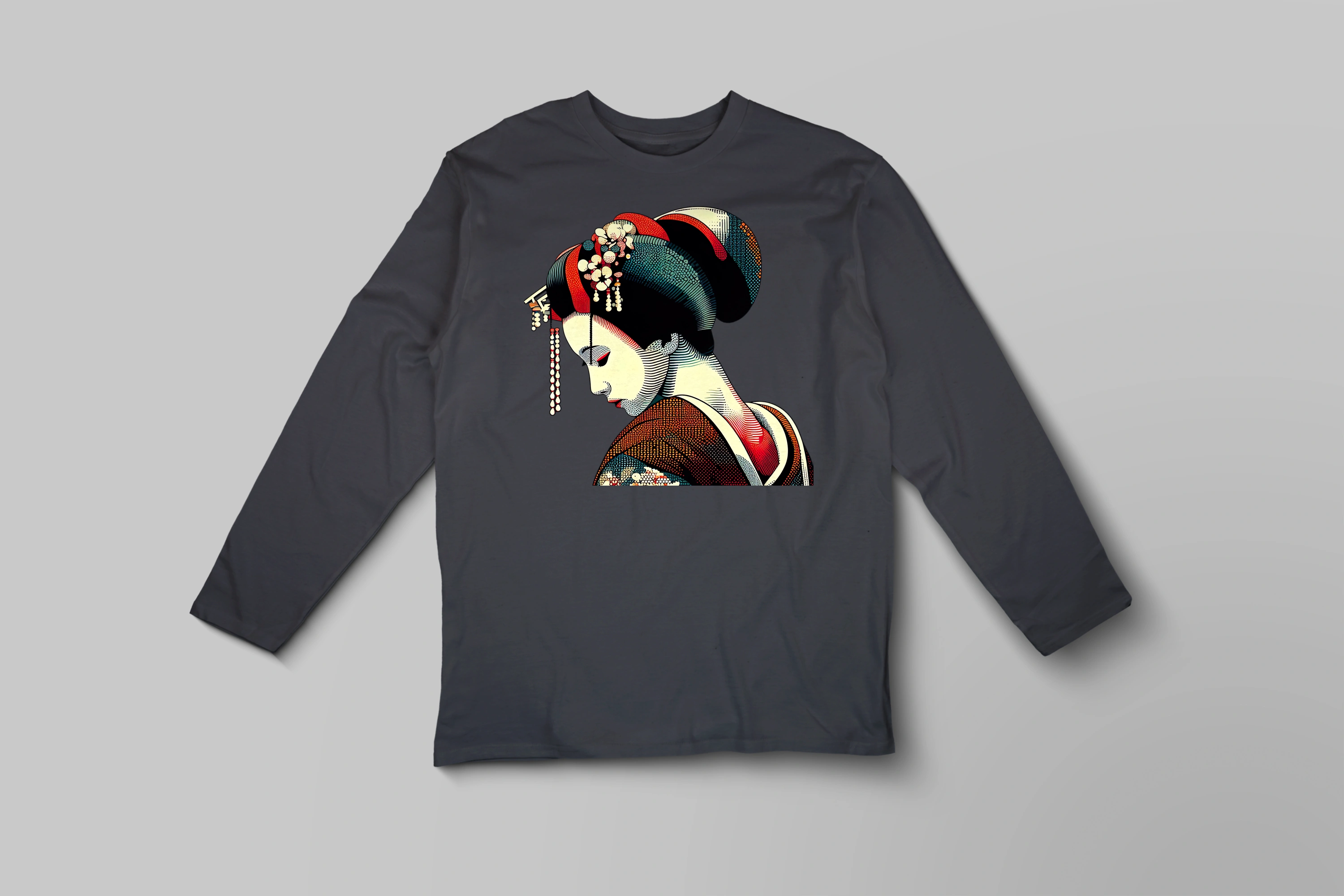 תצוגה חלופית של חולצה ארוכה Geisha Moment 1