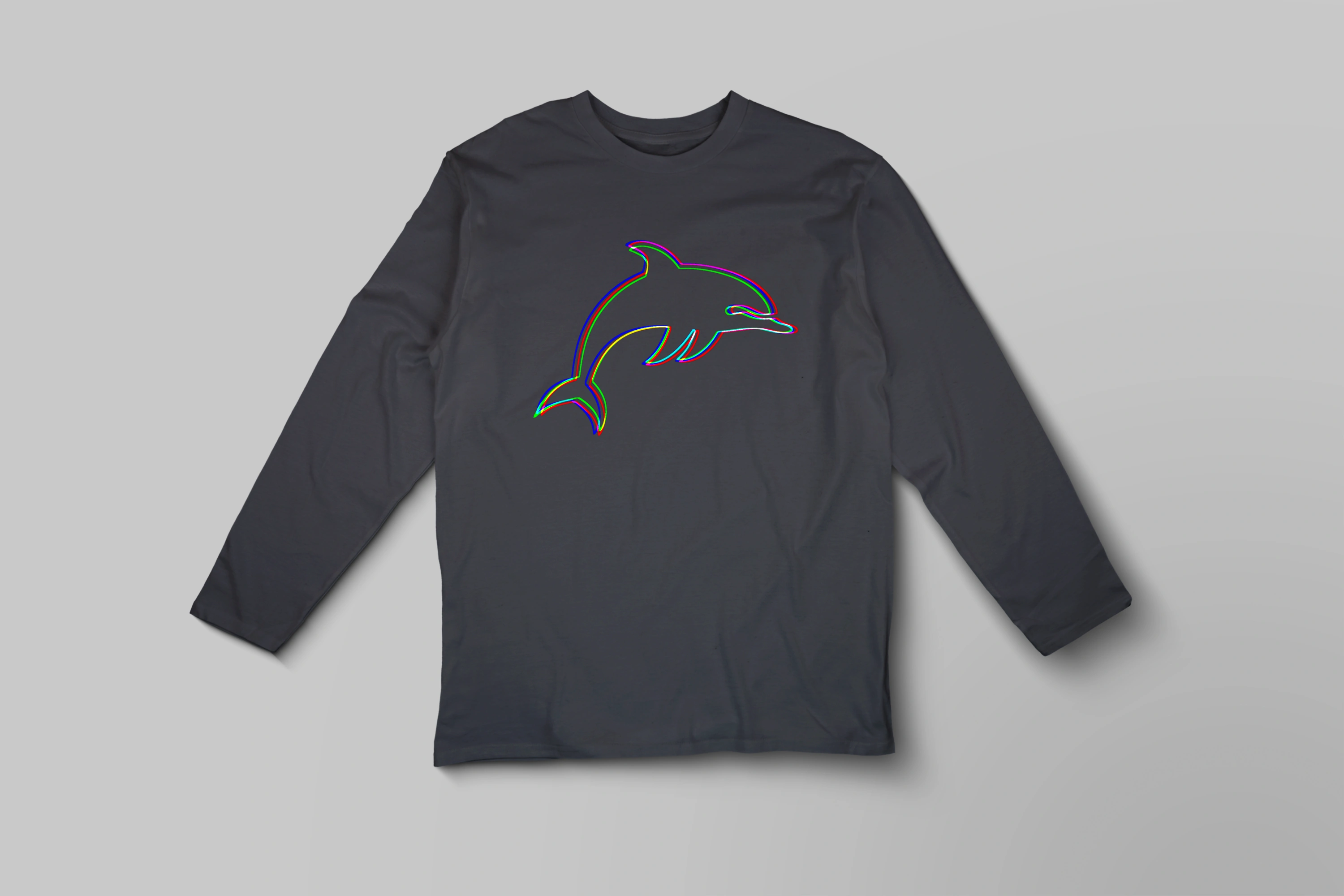 חולצה ארוכה dolphine glow