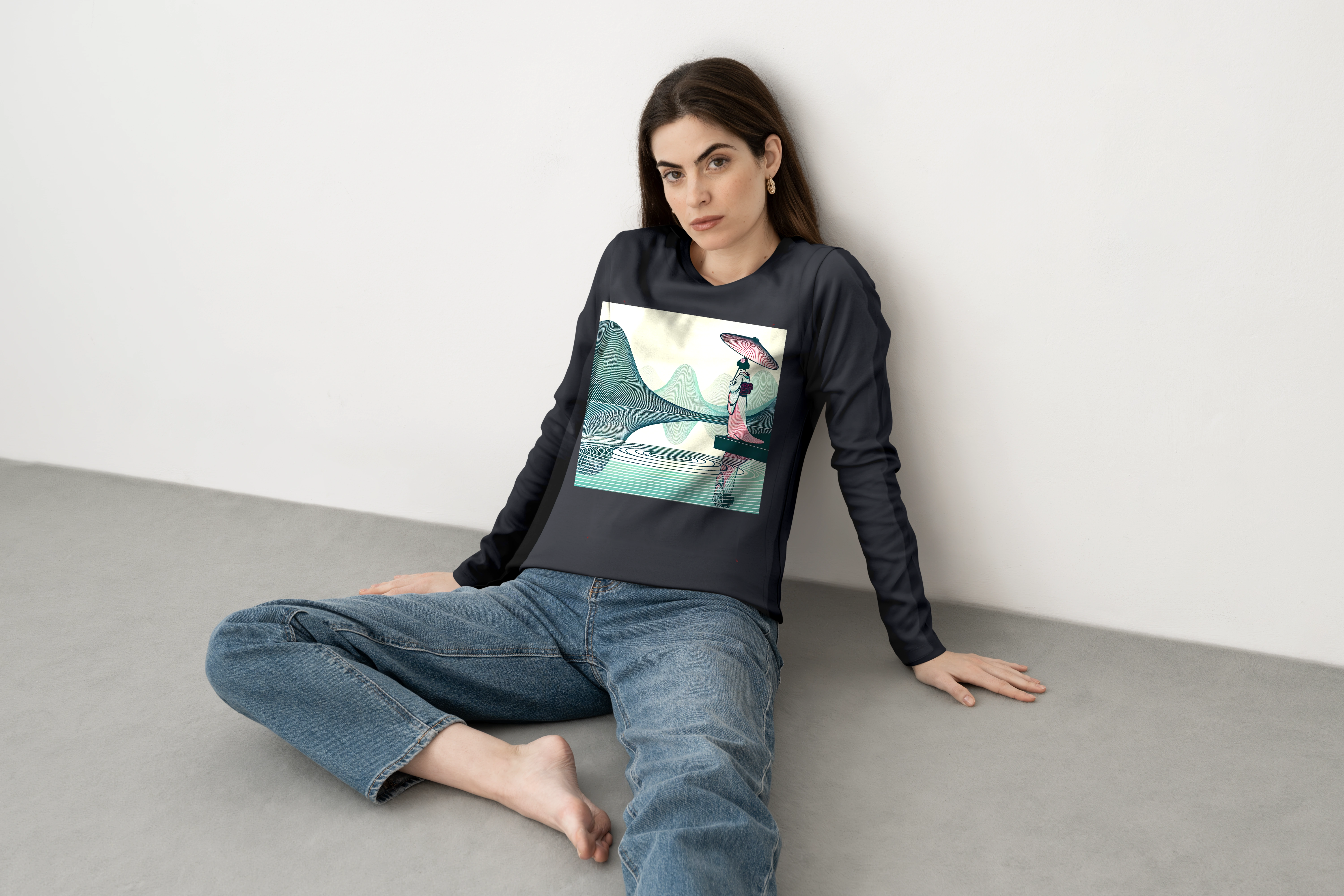 חולצה ארוכה Geisha Moment 14