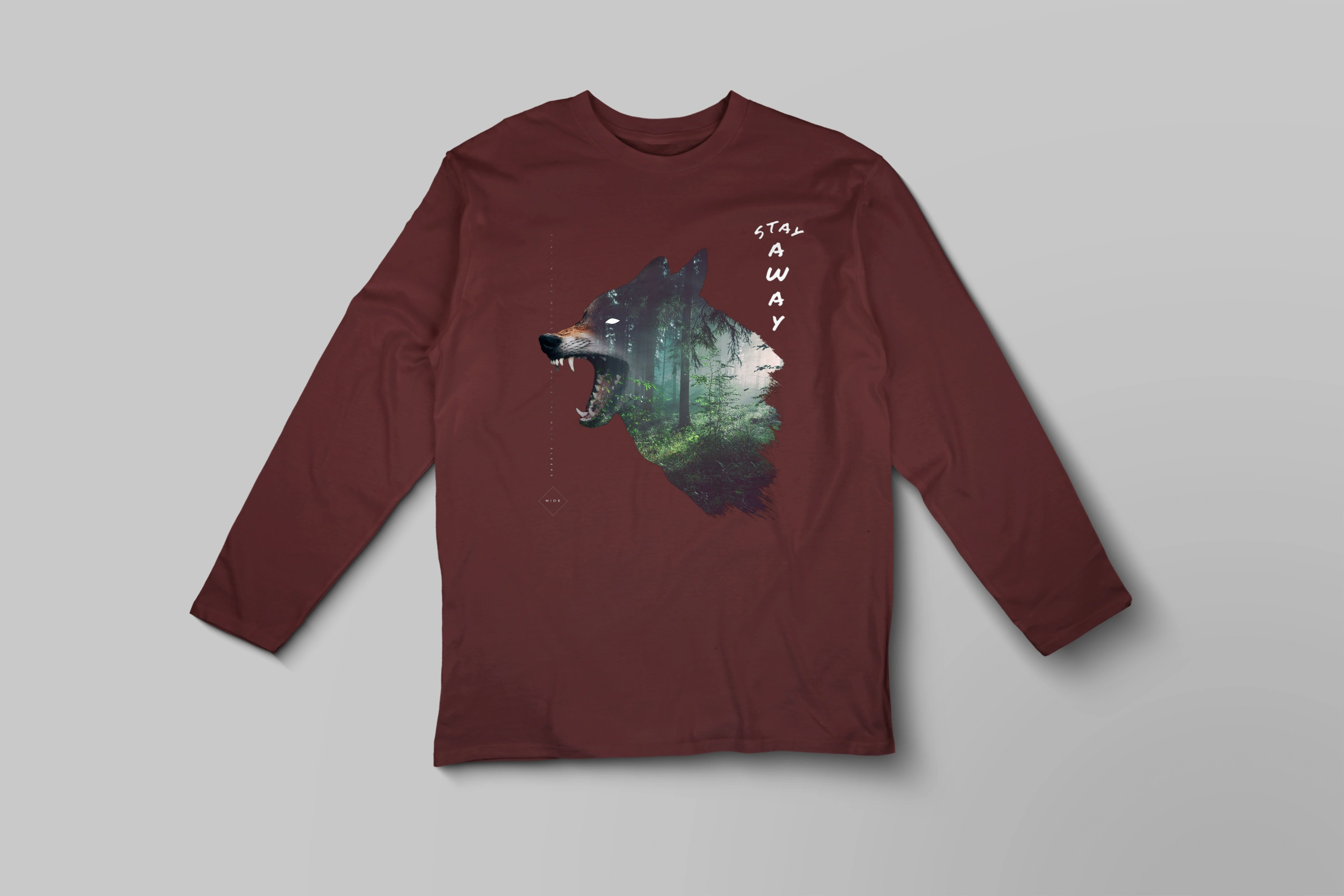 חולצה ארוכה זאב ביער