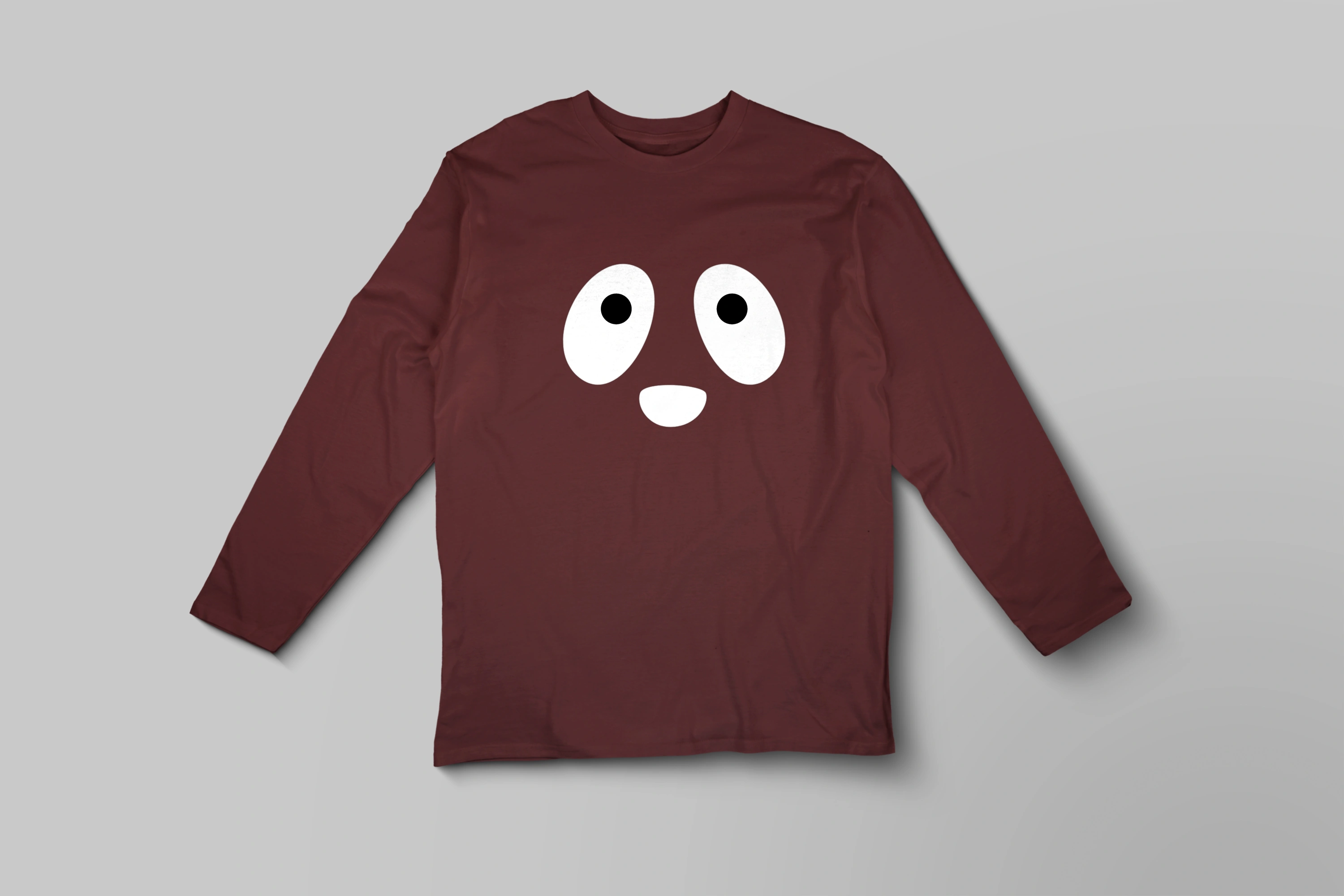 חולצה ארוכה פרצוף כלב