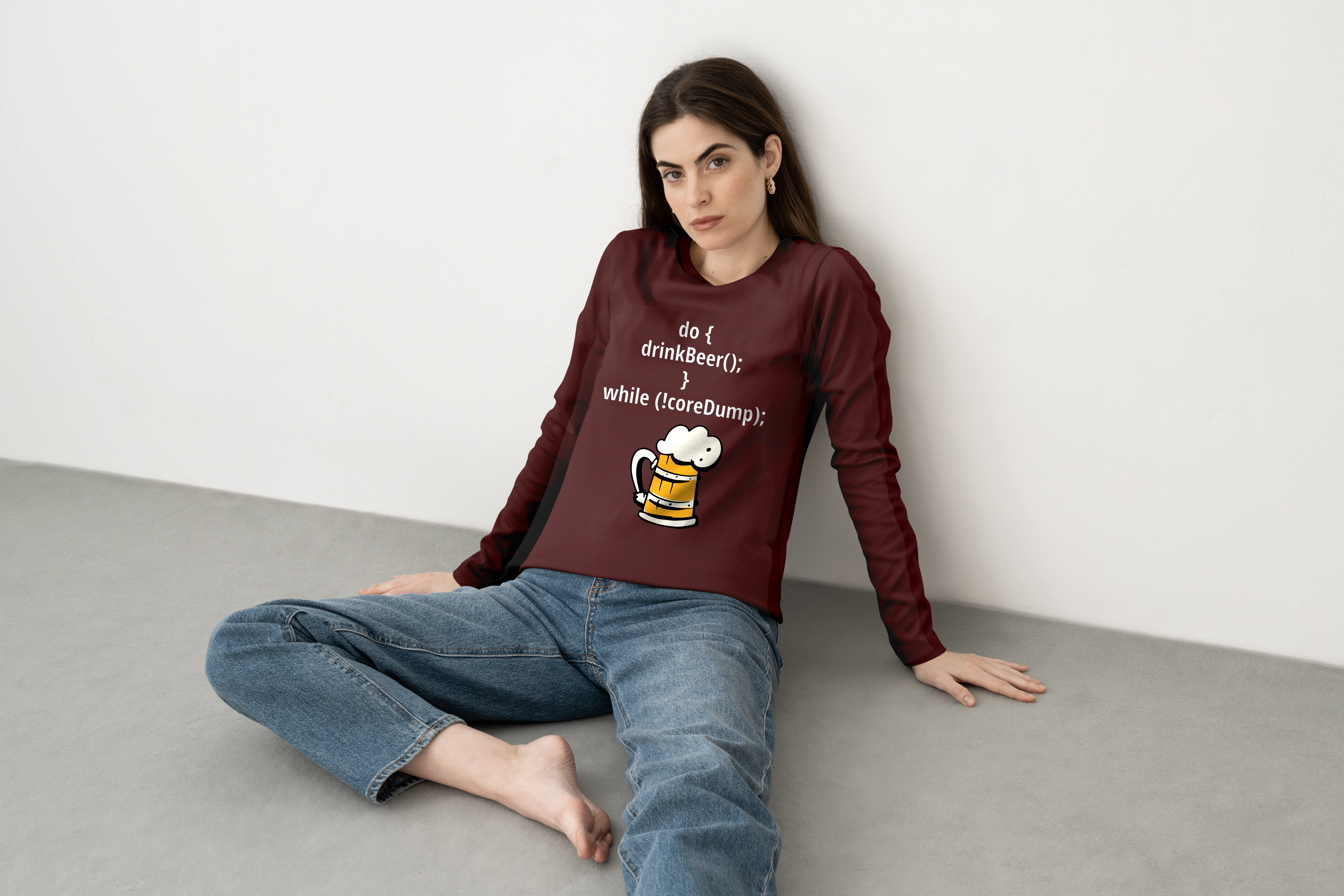 חולצה ארוכה Beer Dump