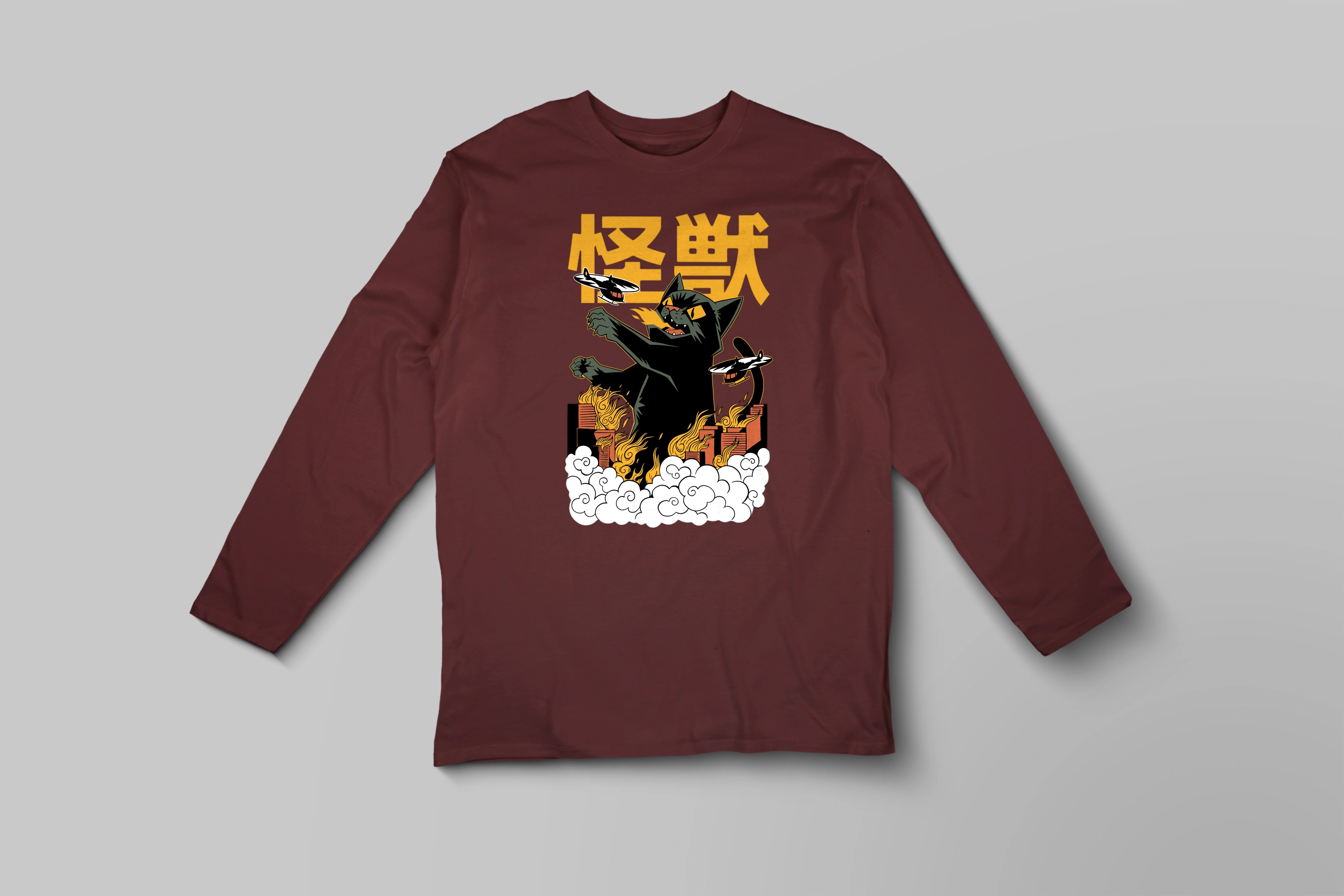 חולצה ארוכה מלחמת חתולים