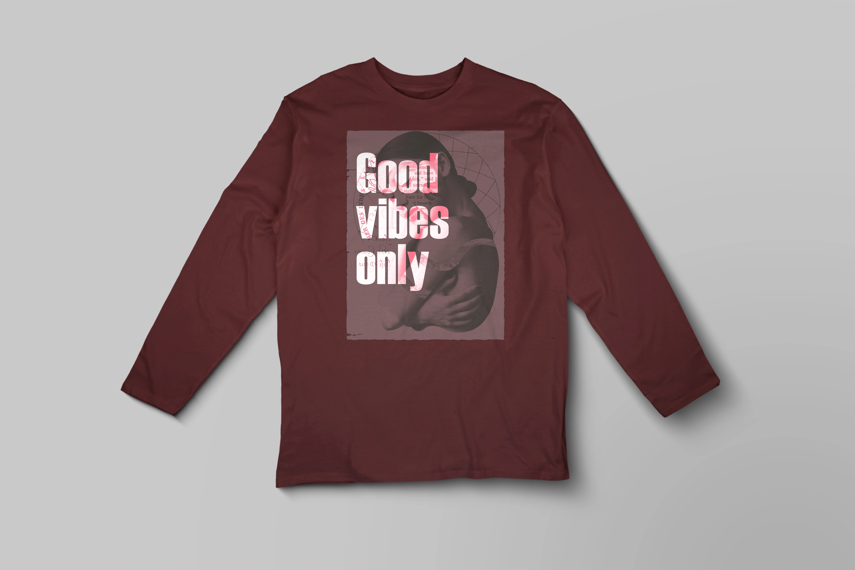 חולצה ארוכה good vibes