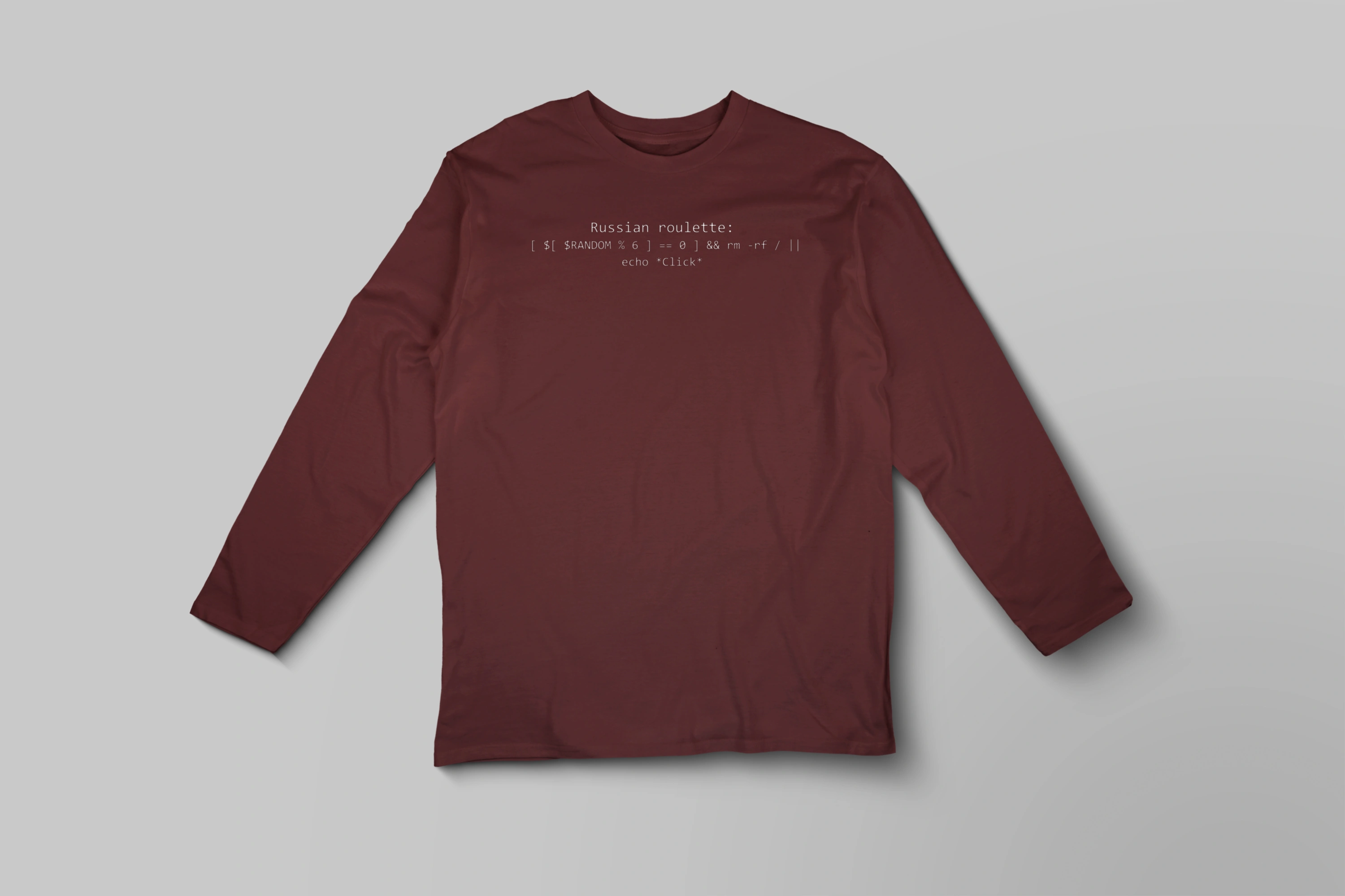חולצה ארוכה russian roulette
