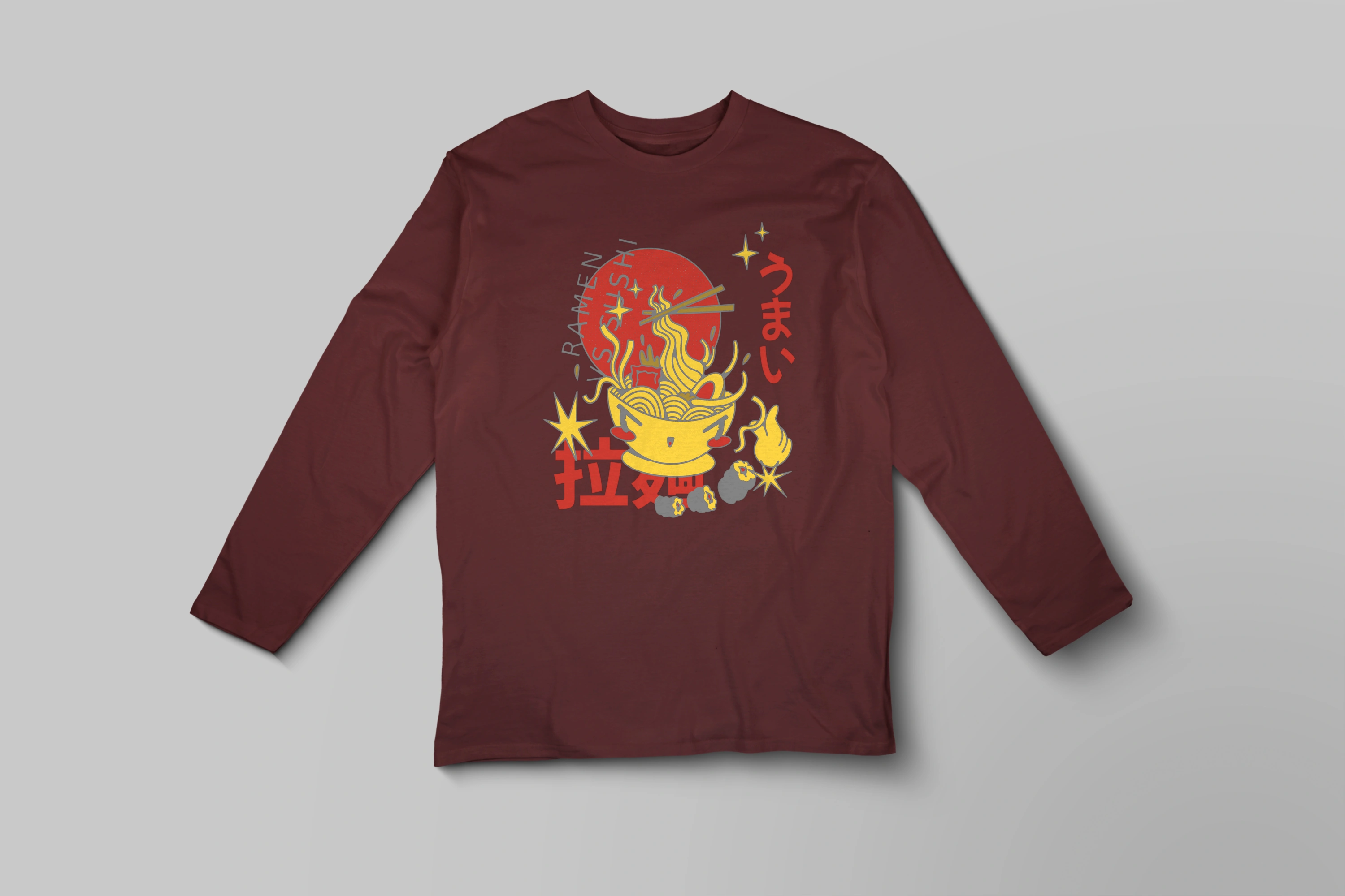 תצוגה חלופית של חולצה ארוכה ramen sushi