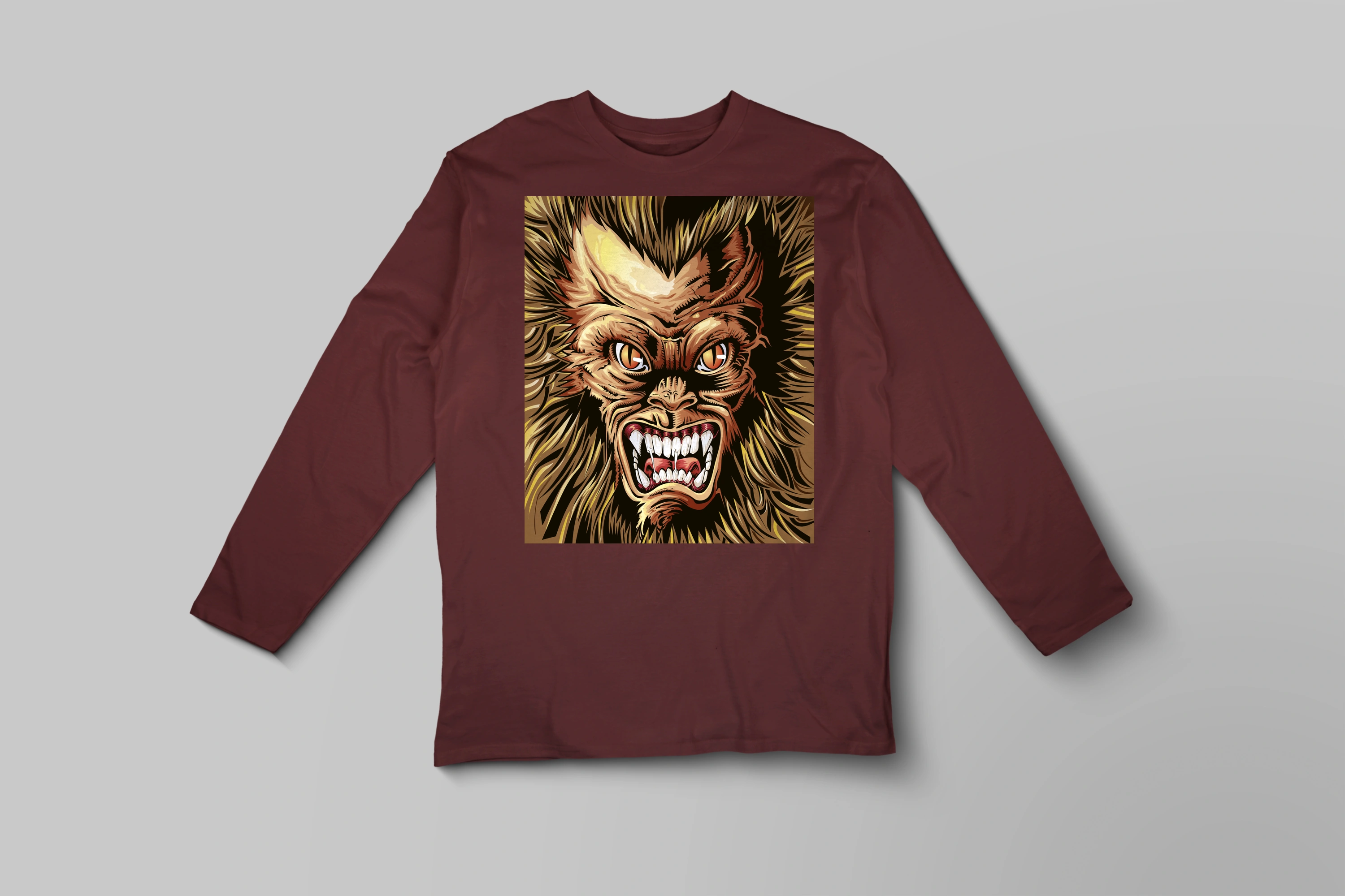 חולצה ארוכה מפלצת