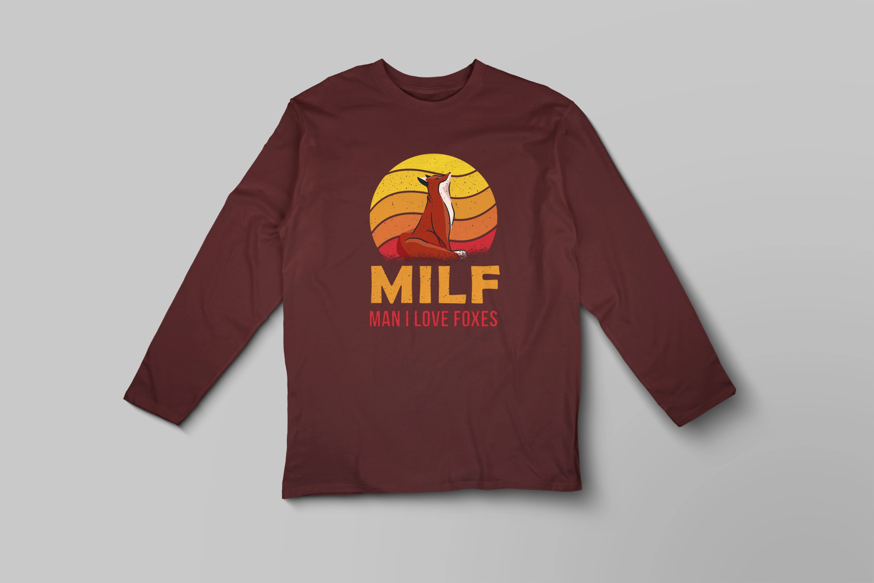 חולצה ארוכה MILF שועל