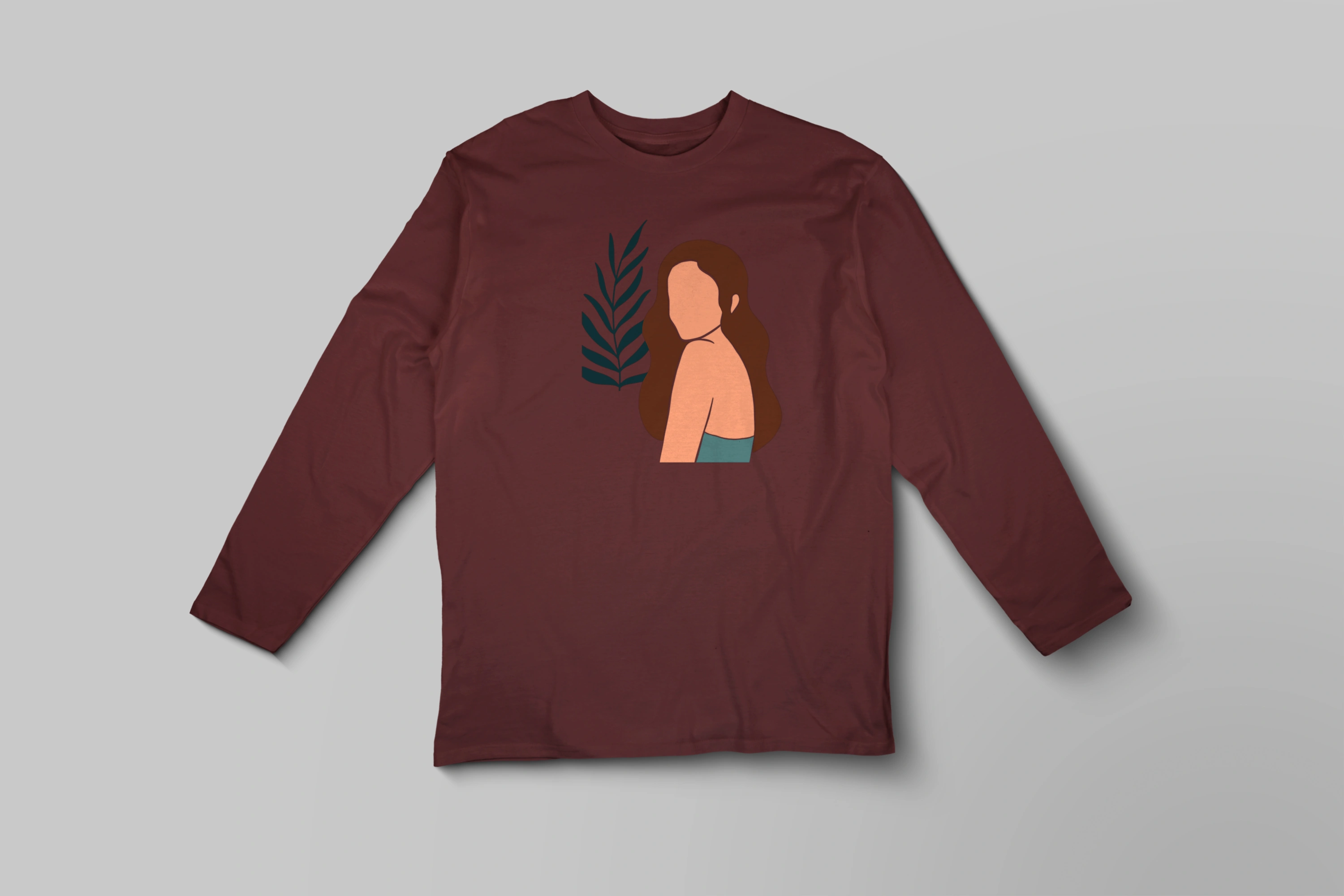 תצוגה חלופית של חולצה ארוכה אישה מודרני