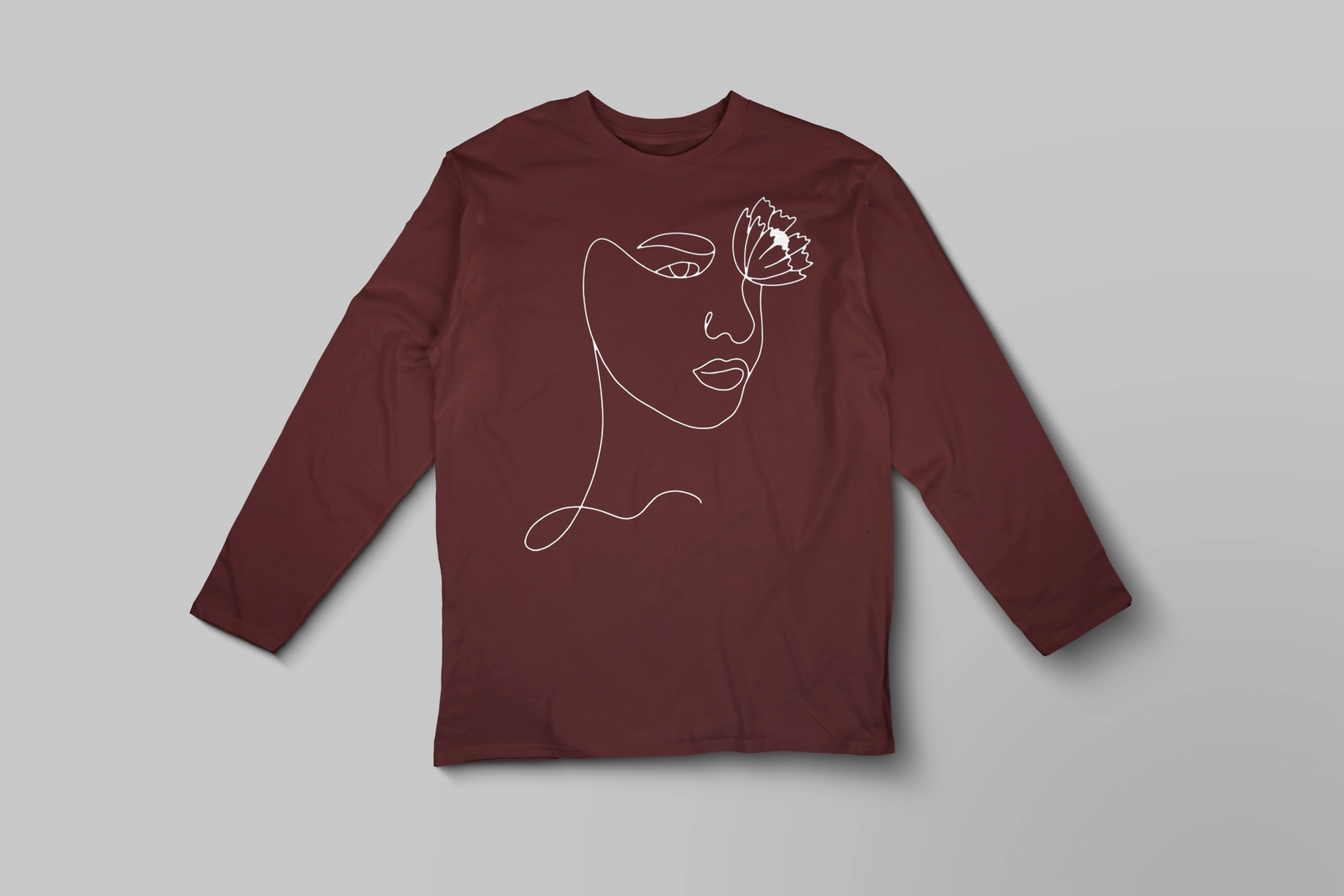 תצוגה חלופית של חולצה ארוכה אישה בקו