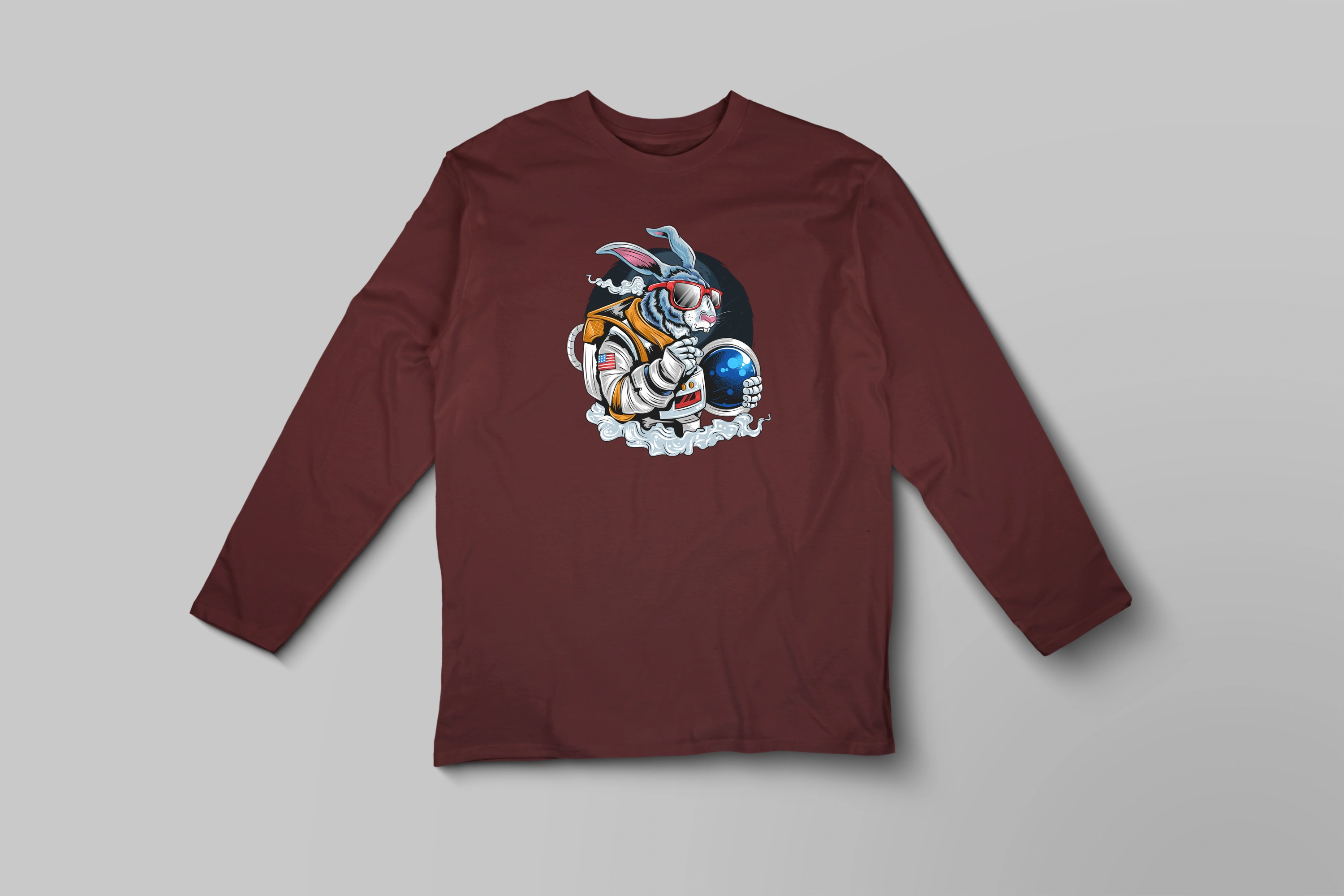 חולצה ארוכה ארנב אסטרונאוט