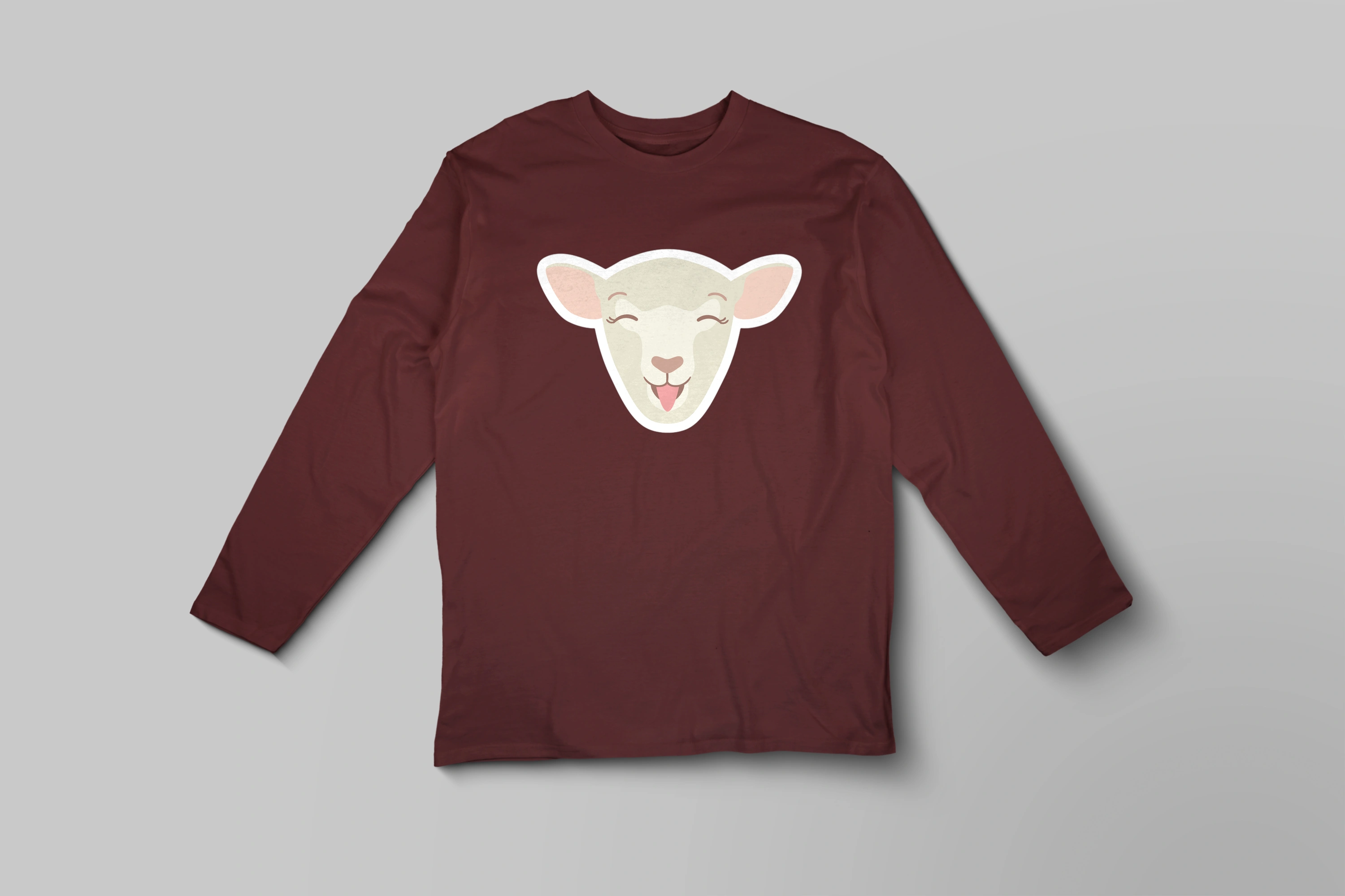 חולצה ארוכה כבשה שמחה