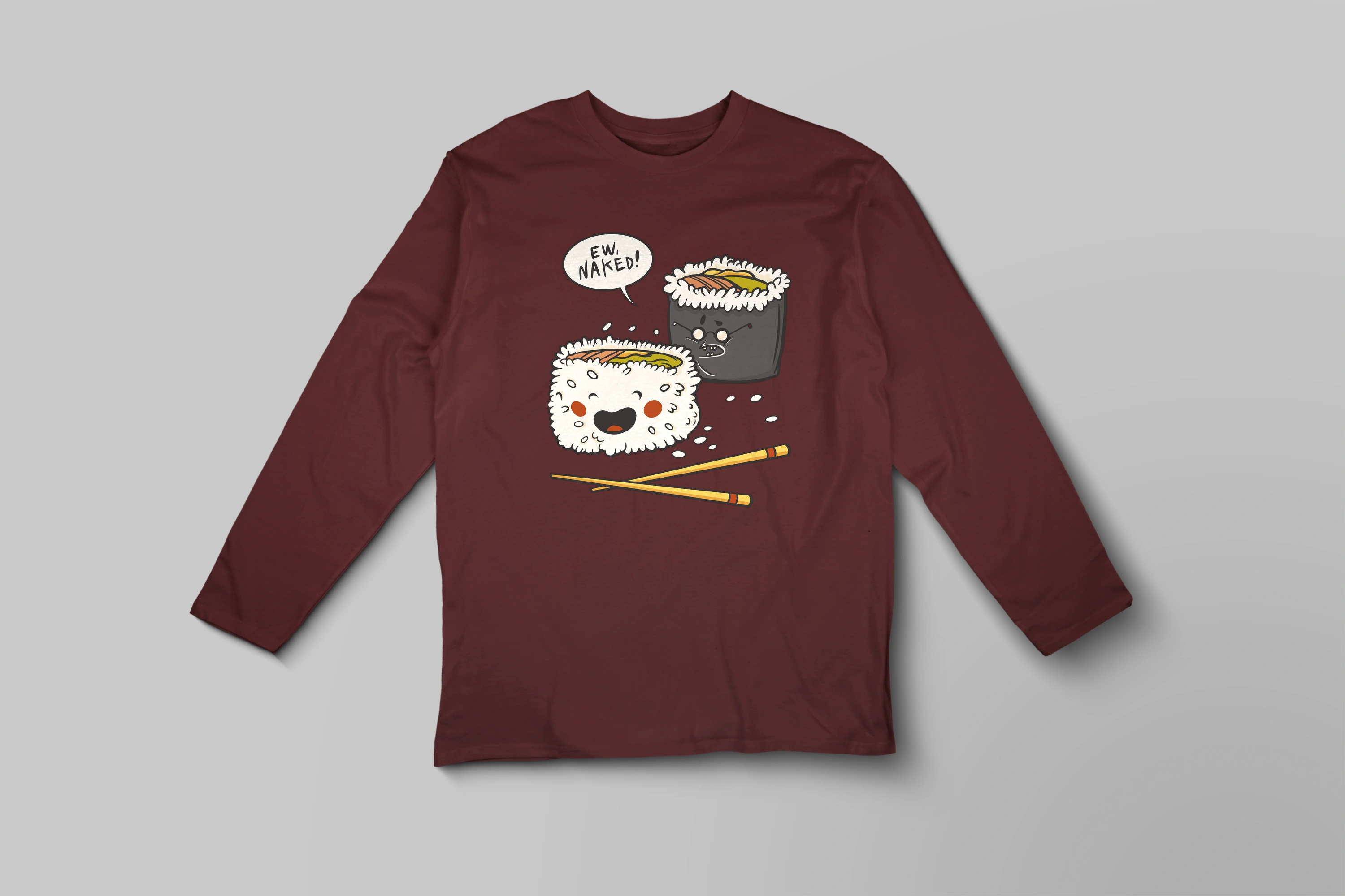 תצוגה חלופית של חולצה ארוכה סושי ערום