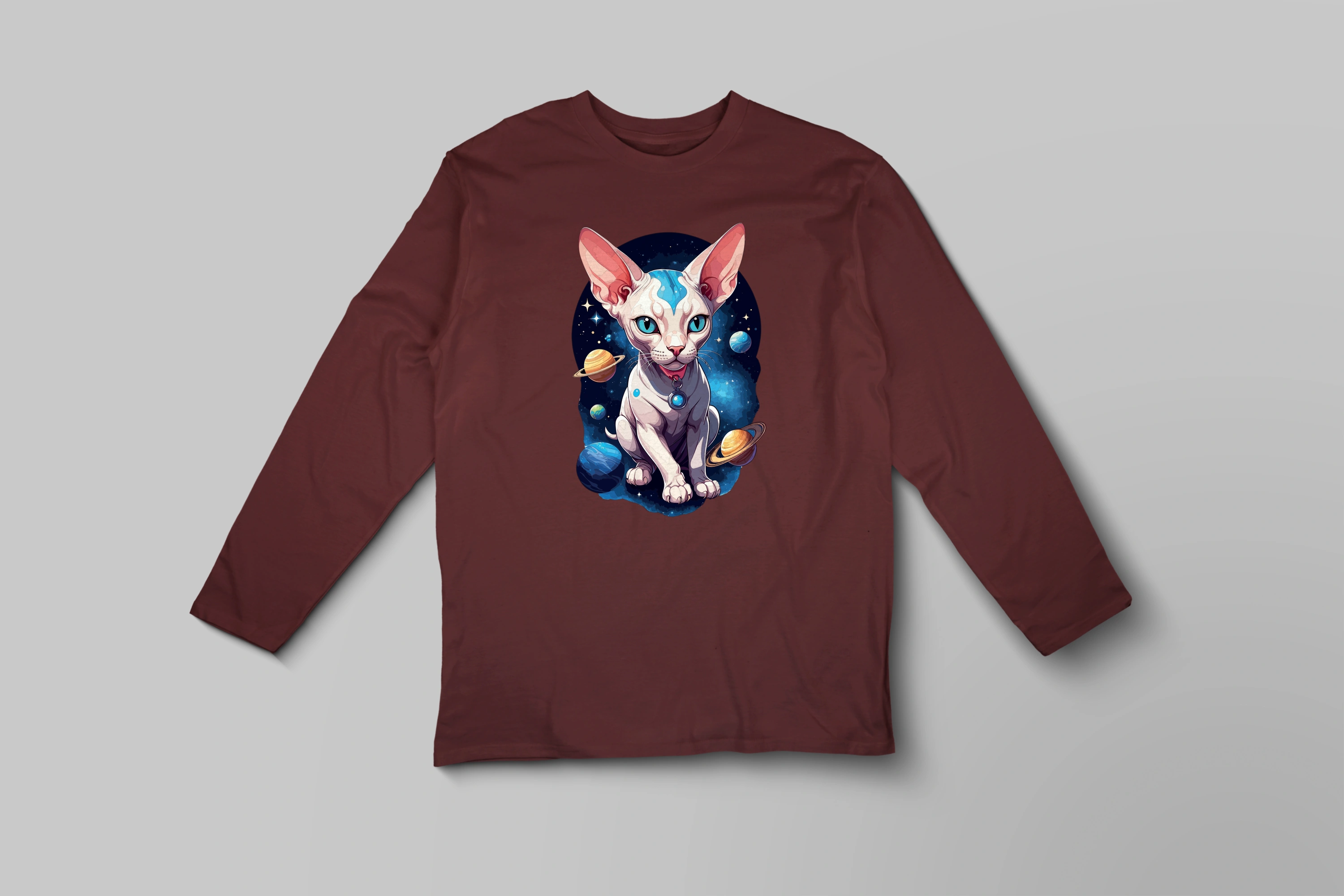 חולצה ארוכה sphynx cat