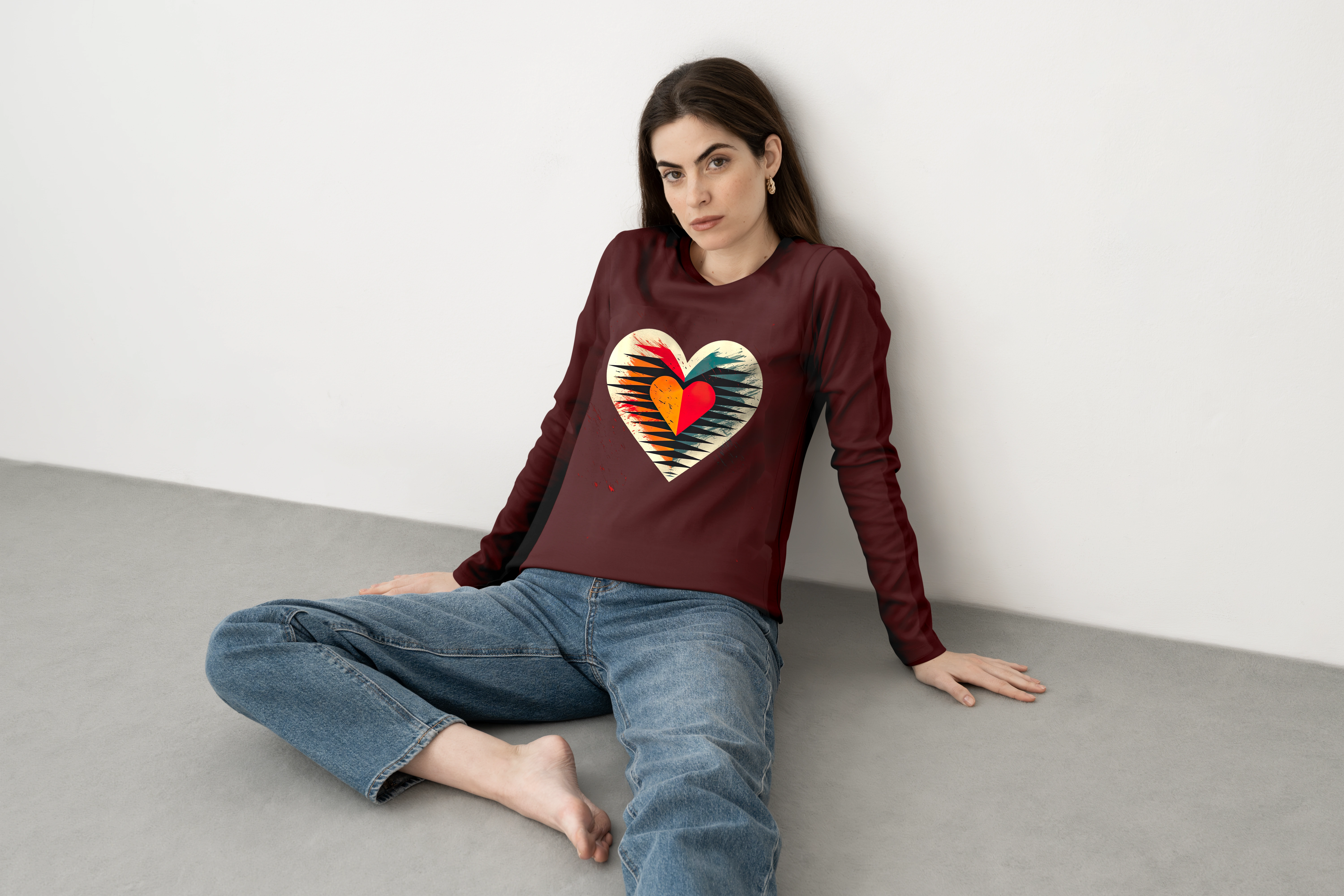 תצוגה חלופית של חולצה ארוכה Healing Hearts 1