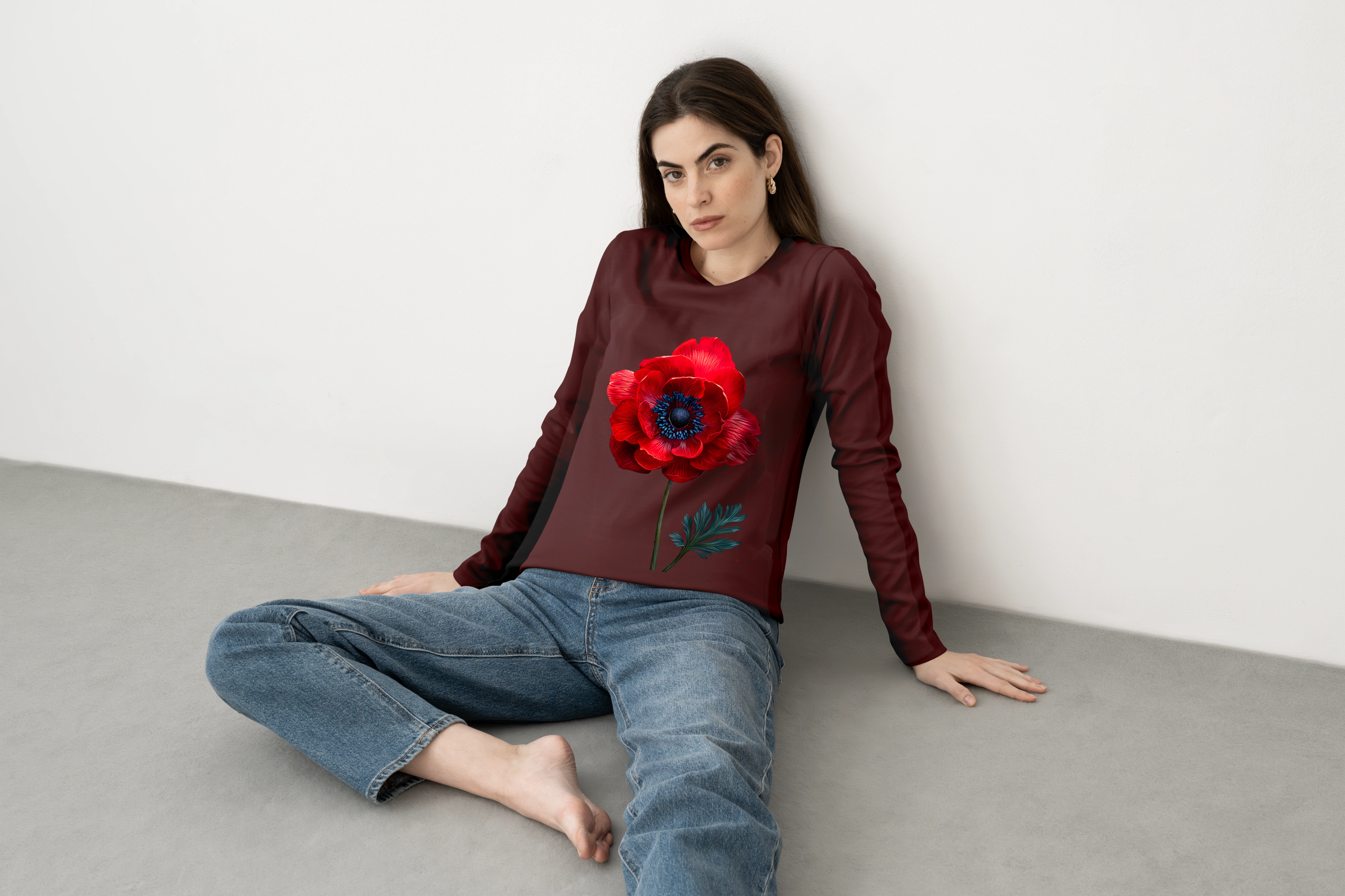 חולצה ארוכה כלנית