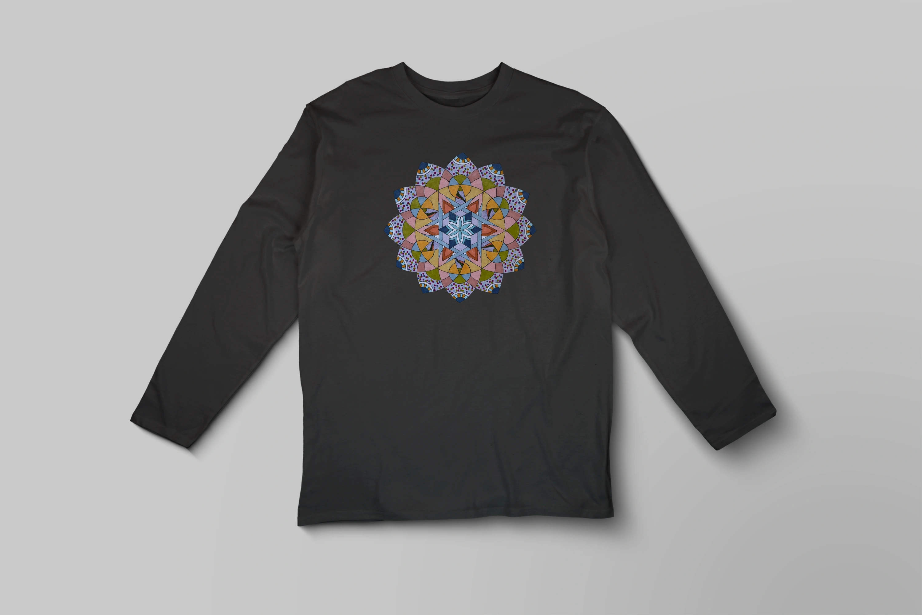 חולצה ארוכה מנדלת קונפטי