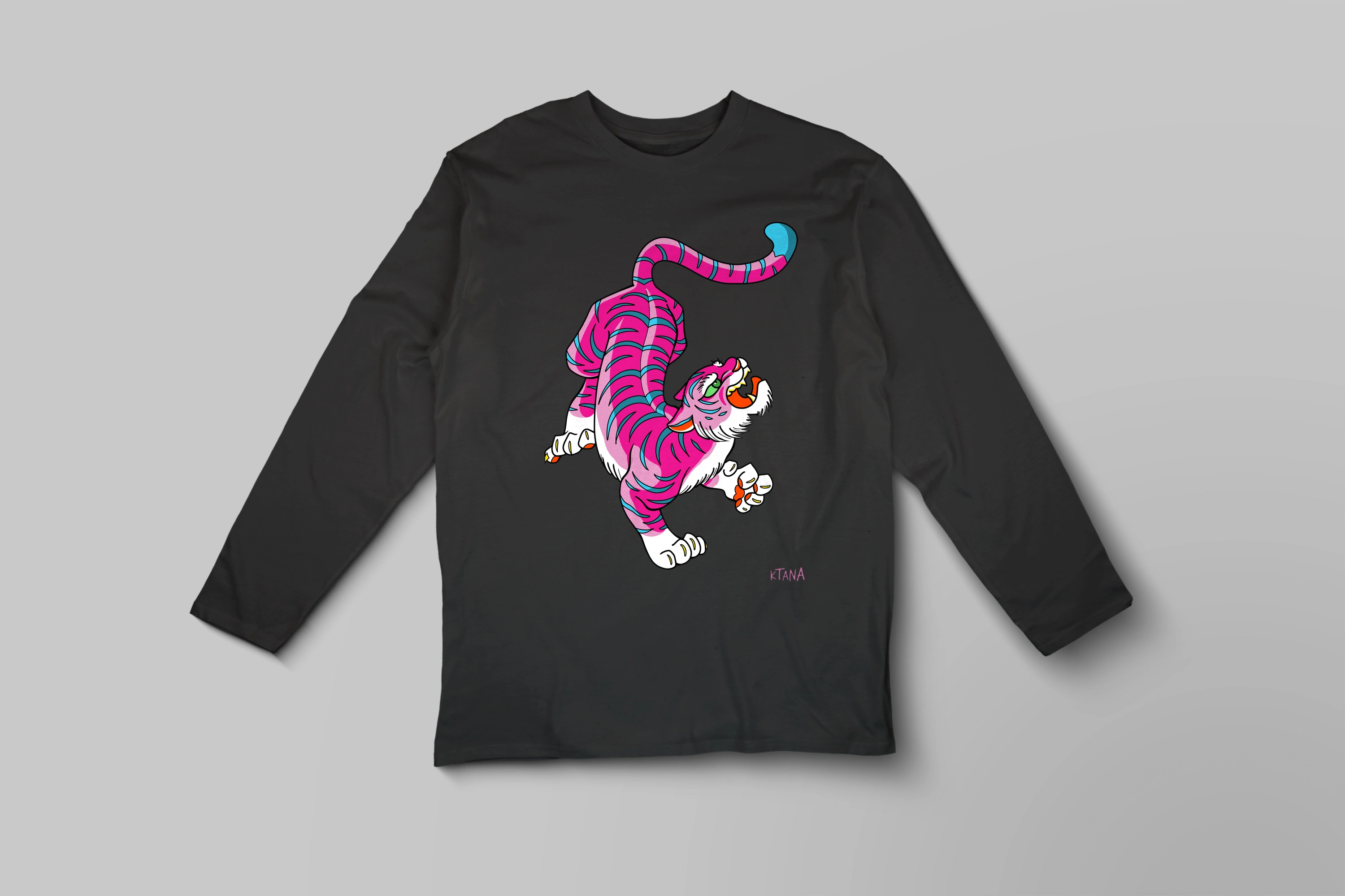 חולצה ארוכה Pink Tiger