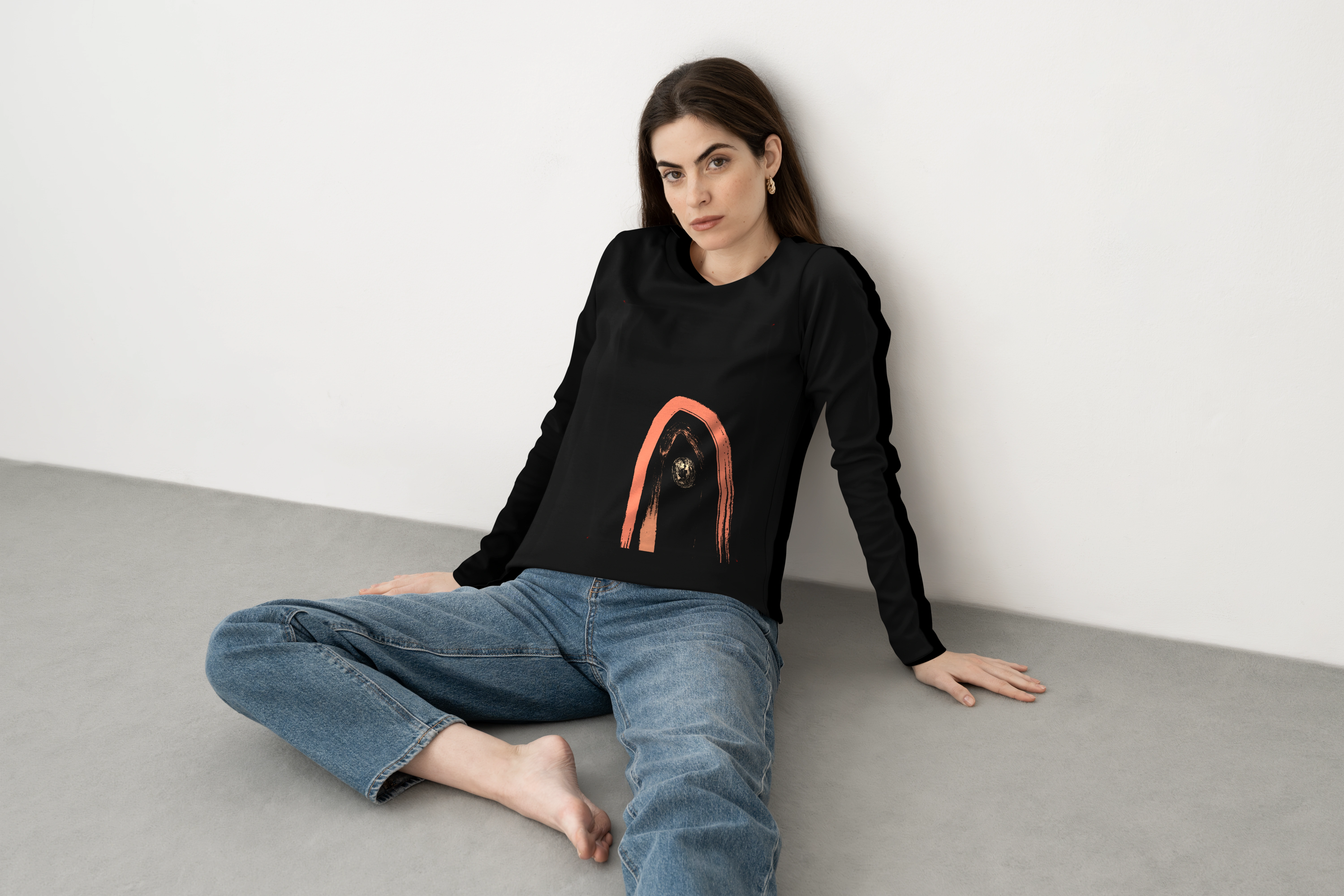 חולצה ארוכה אבסטרקטי 1