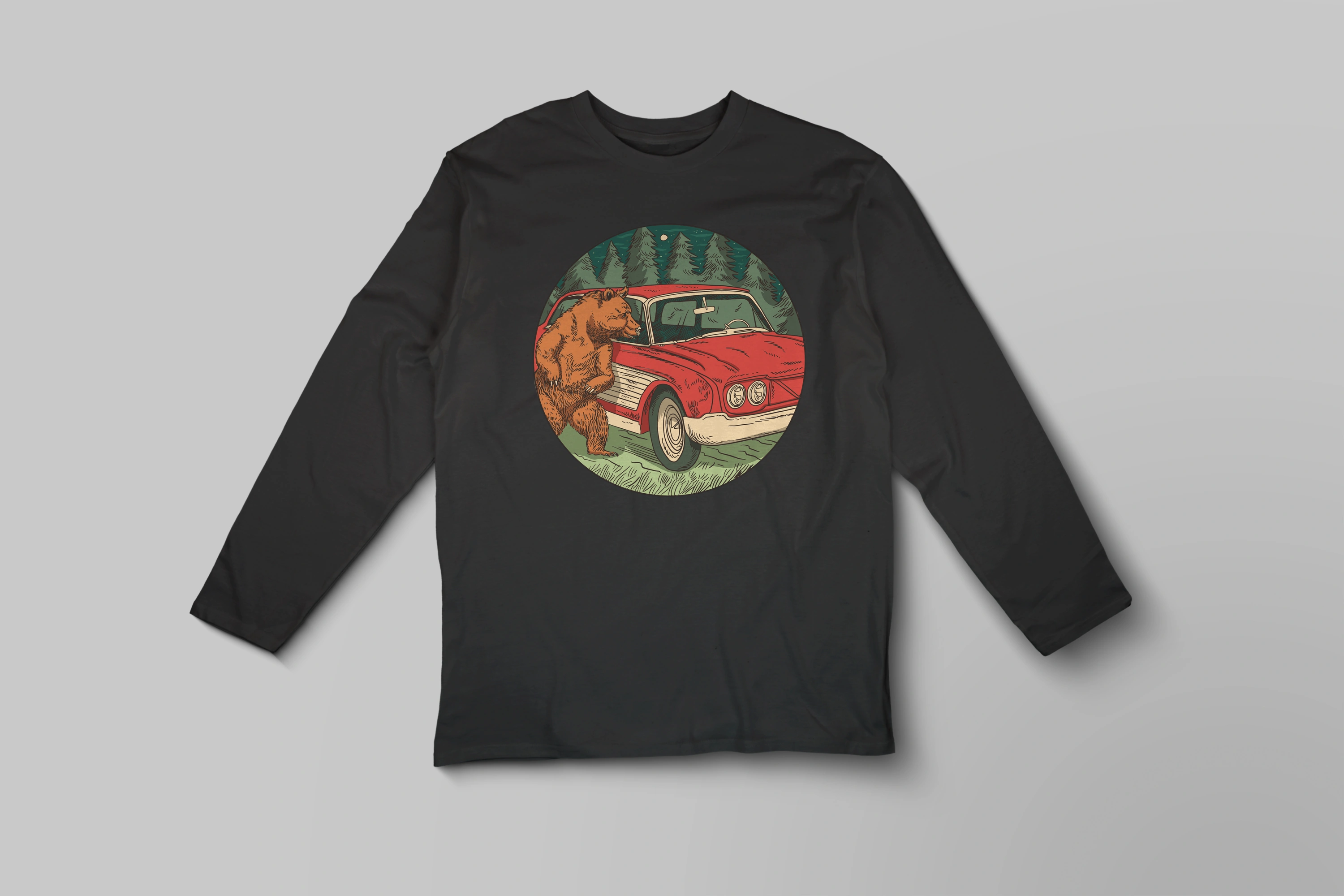 חולצה ארוכה הפתעה בקמפינג