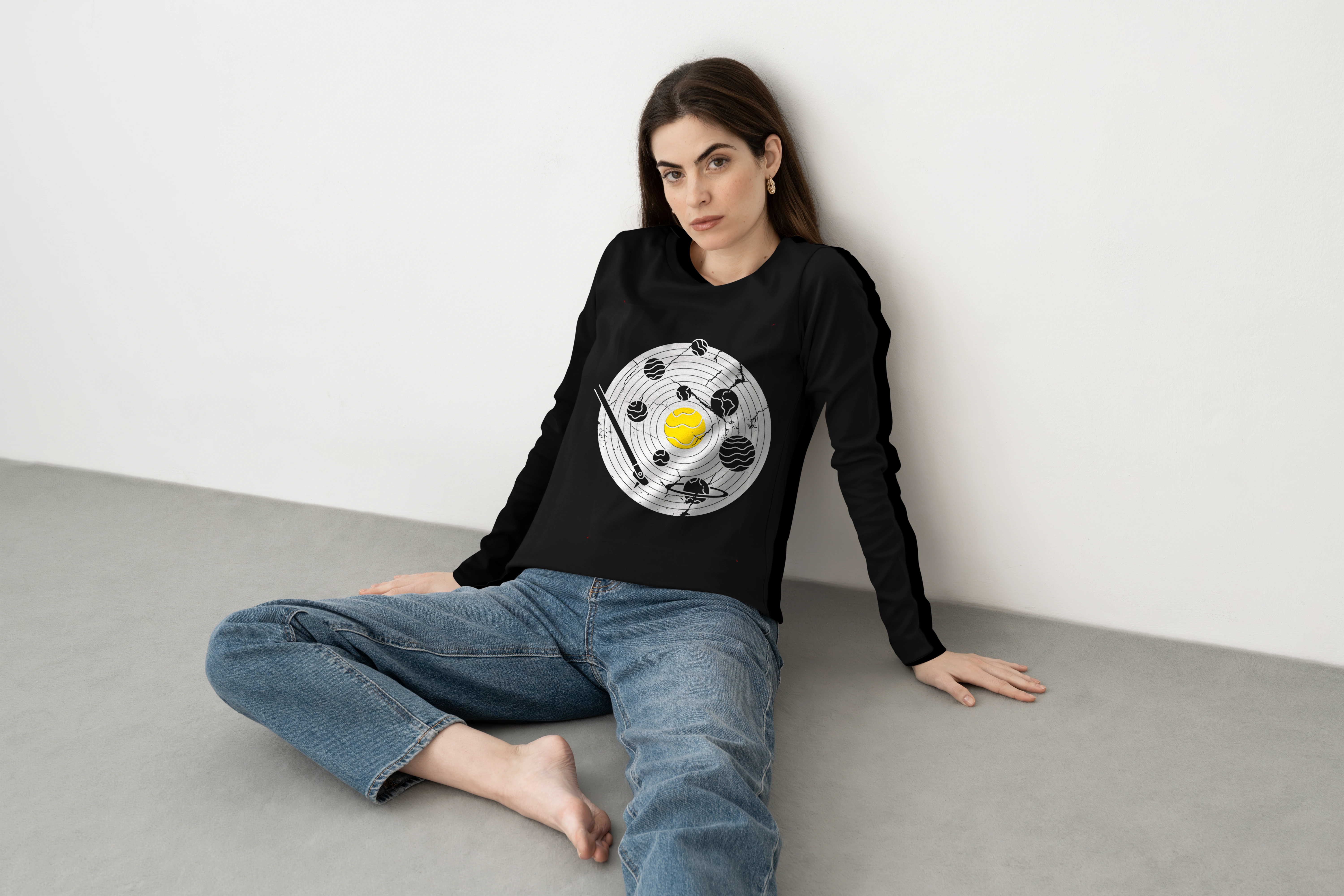 חולצה ארוכה תקליט סולארי