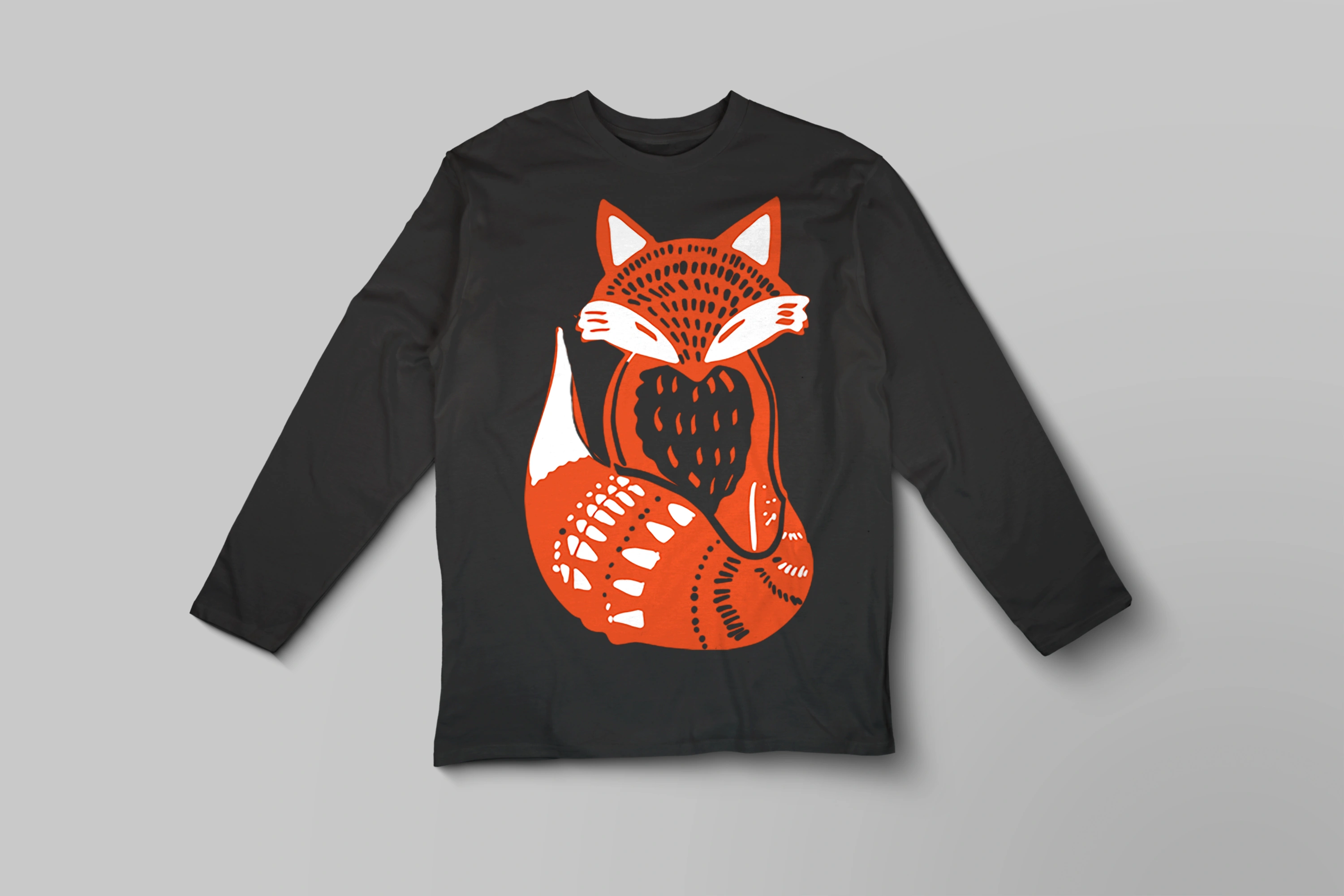 תצוגה חלופית של חולצה ארוכה שועל אוריאנטל